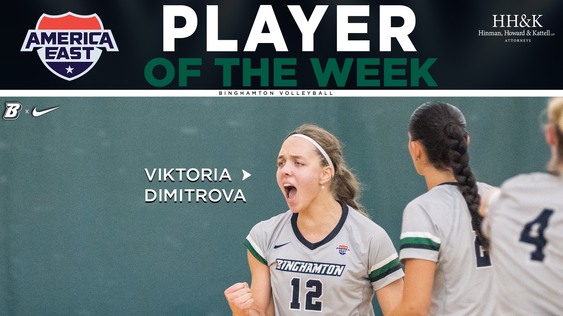 Viktoria Dimitrova 2026 Player of the Week Graphic 2