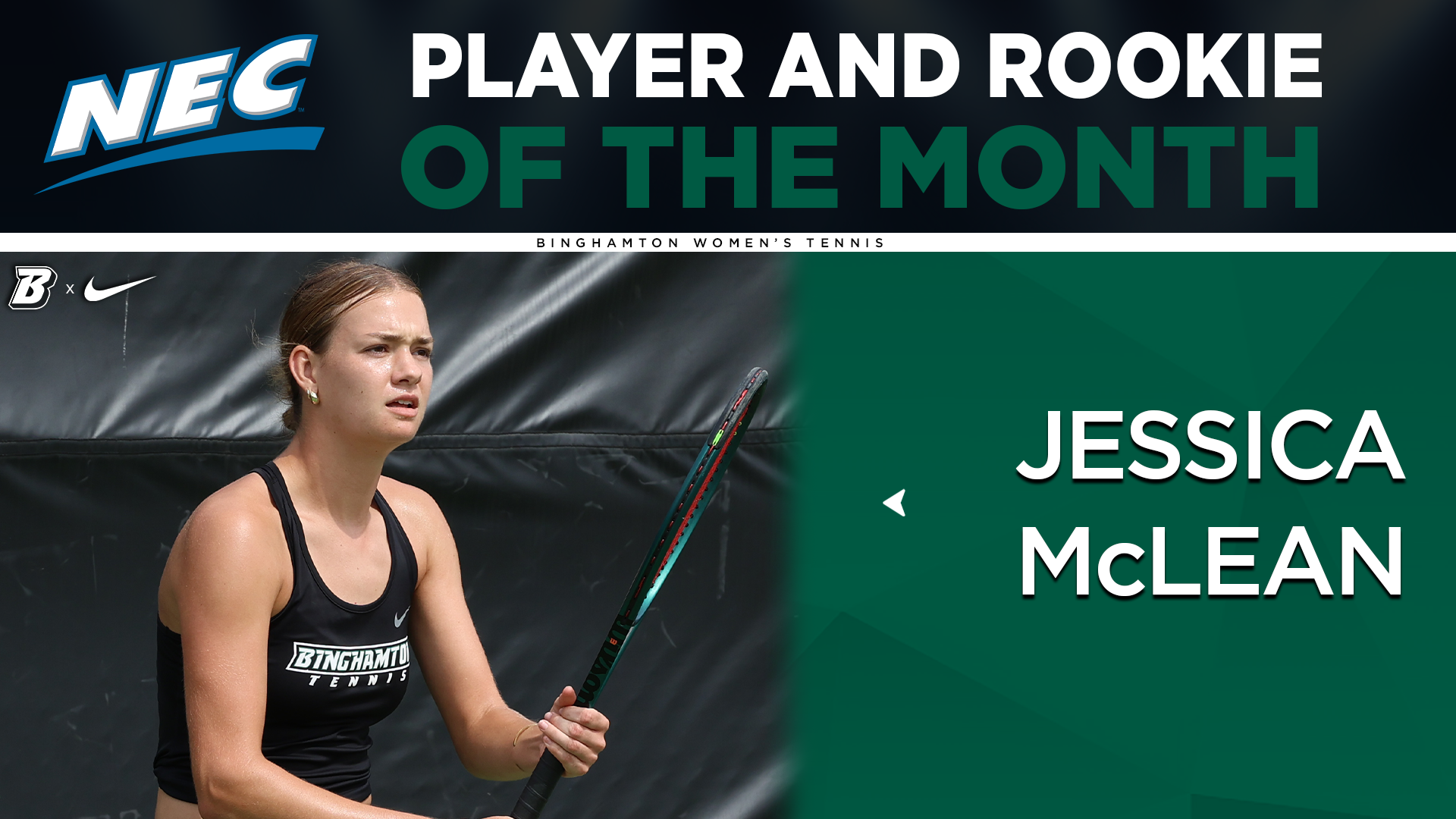 Jessica McLean POTM 09/30