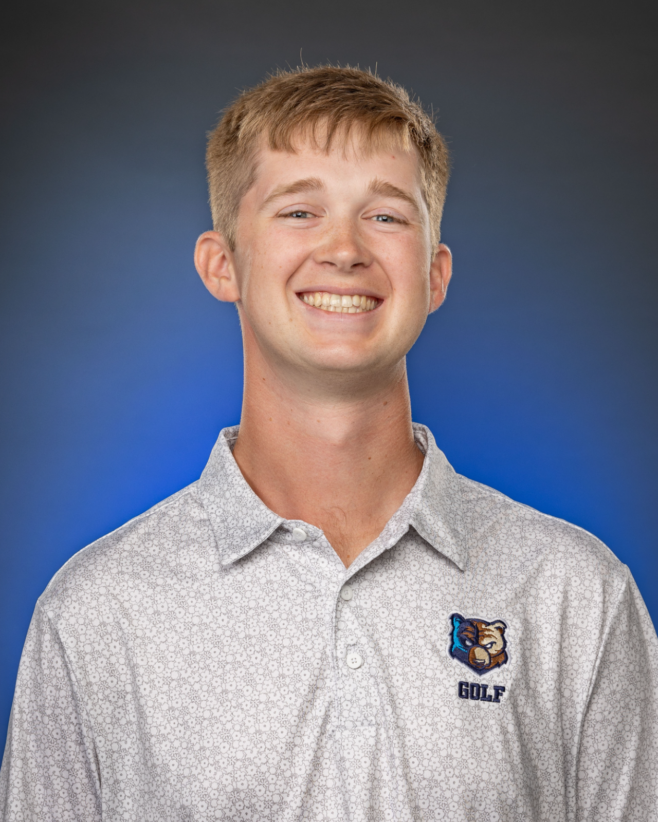 Luke Jacobs, coaches photo for BJU Bruins Golf at Bob Jones University, Greenville, SC, August 16, 2023. (Anastasia Noonkesser)