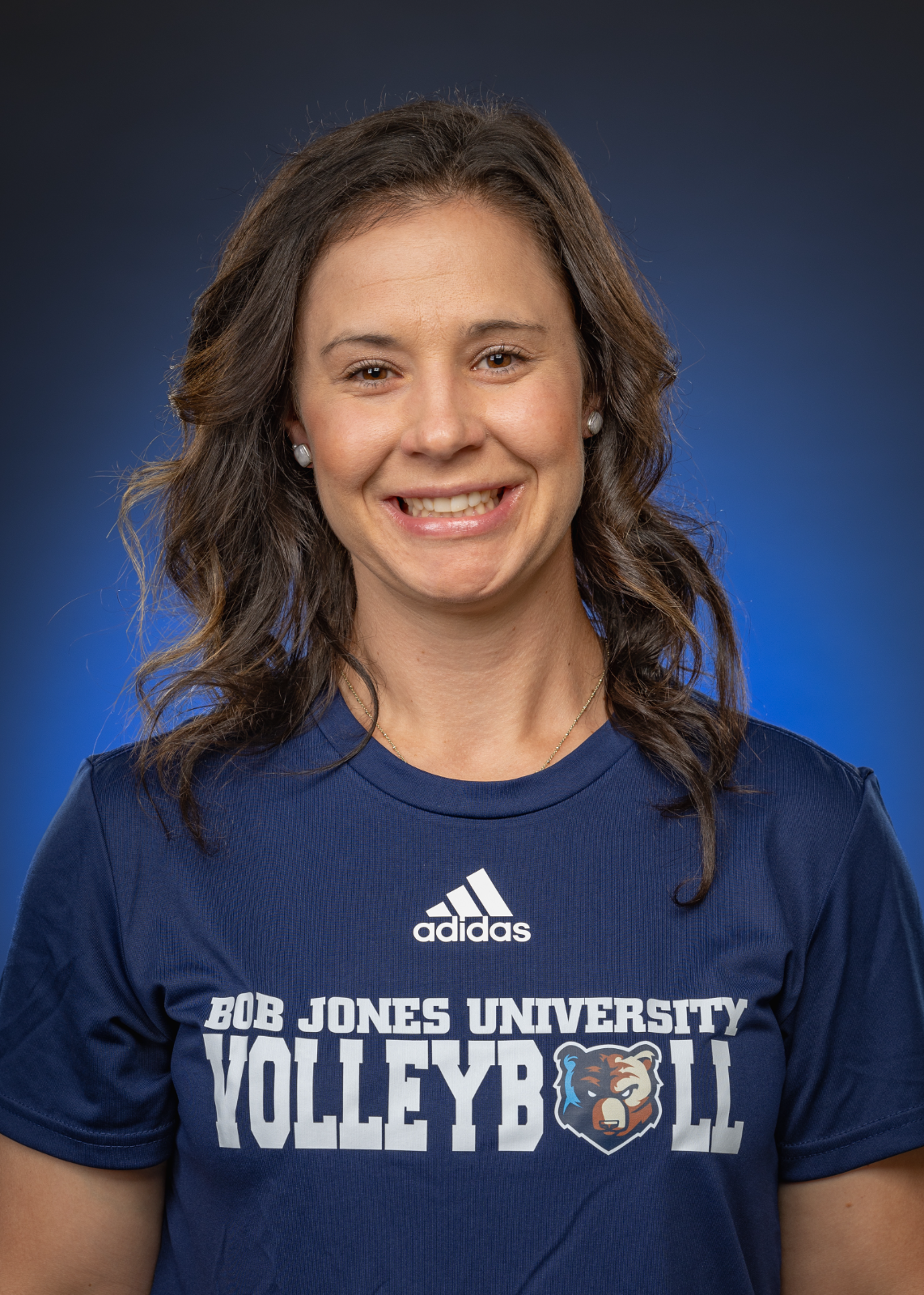 Danielle Heffernan, coaches photo for BJU Bruins WVB at Bob Jones University, Greenville, SC, August 16, 2023. (Anastasia Noonkesser)