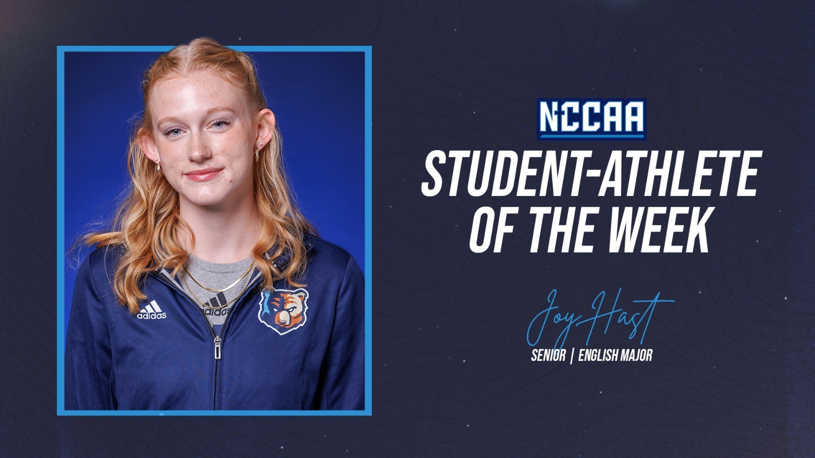 Student-Athlete of the Week - Joy Hast