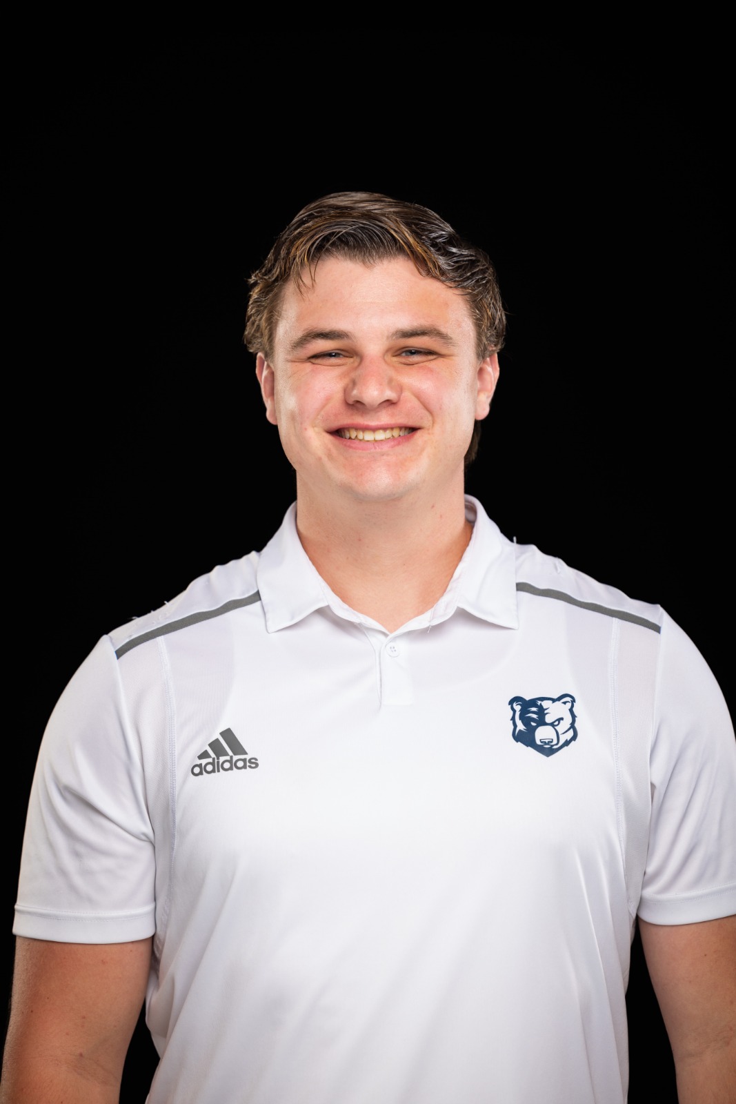 The Bruins men’s basketball team poses for a roster photo at Bob Jones University, Greenville, S.C., on Friday, Sept. 26, 2025. (Photo by Derek Eckenroth).