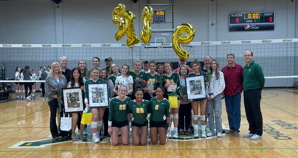 Volleyball Comes Up Short On Senior Day Belhaven University Athletics