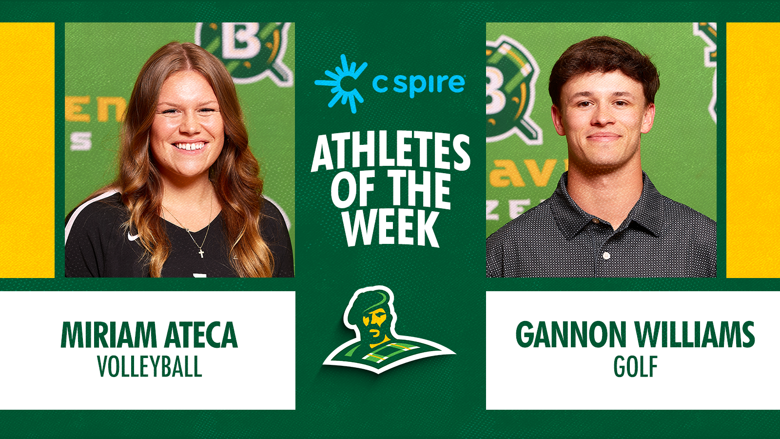 Kaci Craft, Courtland Williams Named C Spire Athletes of the Week