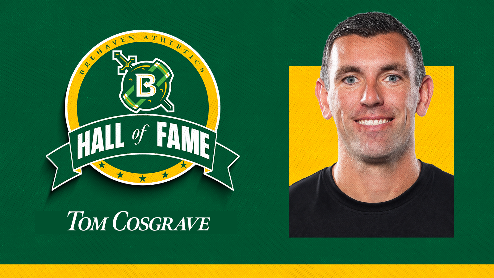 Tom Cosgrave, Belhaven Athletics Hall of Fame