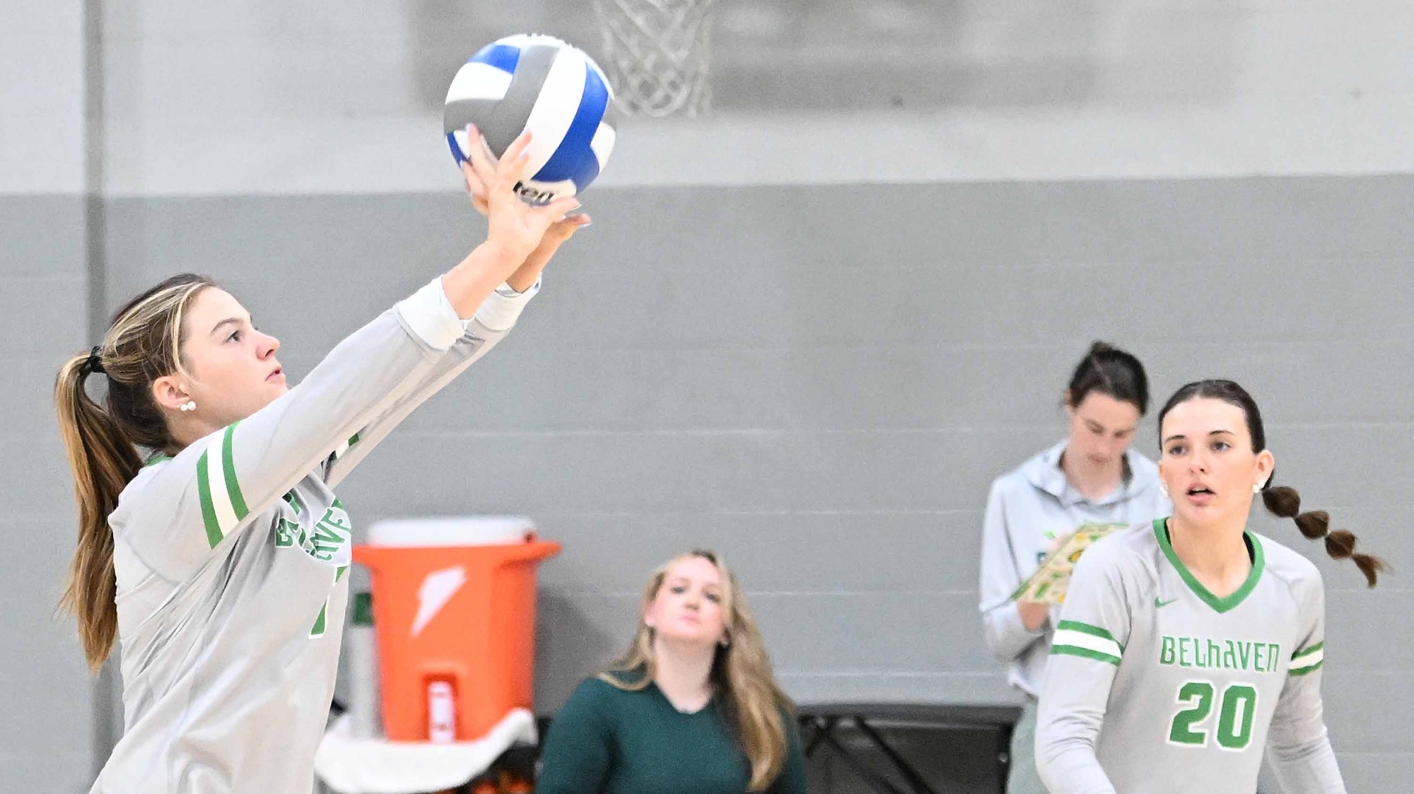 The Belhaven Blazers volleyball team hosted the Principia College Panthers at Rugg Arena on the BU campus in Jackson, Miss., on Saturday, September 12, 2026.