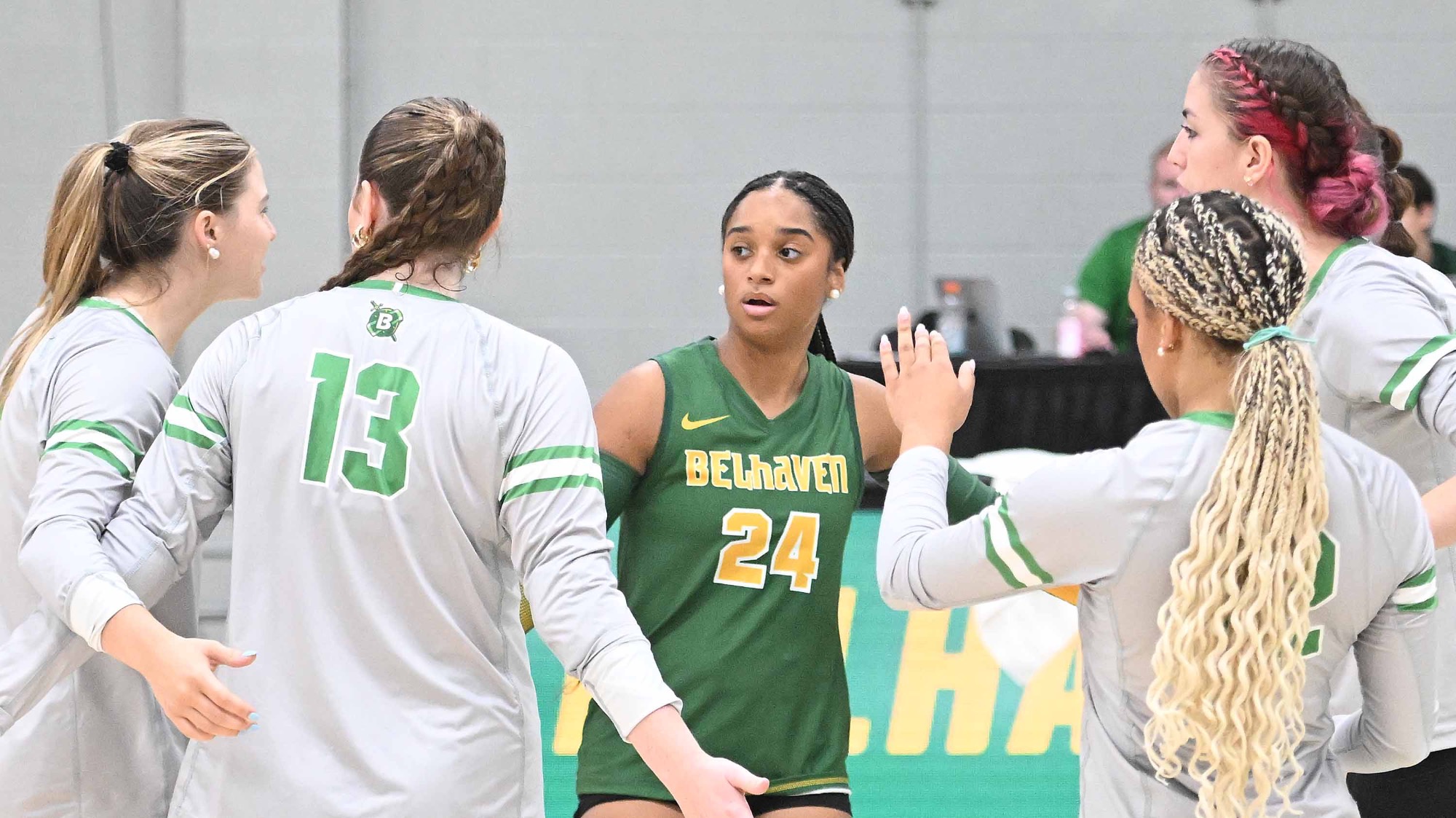 The Belhaven Blazers volleyball team hosted the Principia College Panthers at Rugg Arena on the BU campus in Jackson, Miss., on Saturday, September 12, 2026.