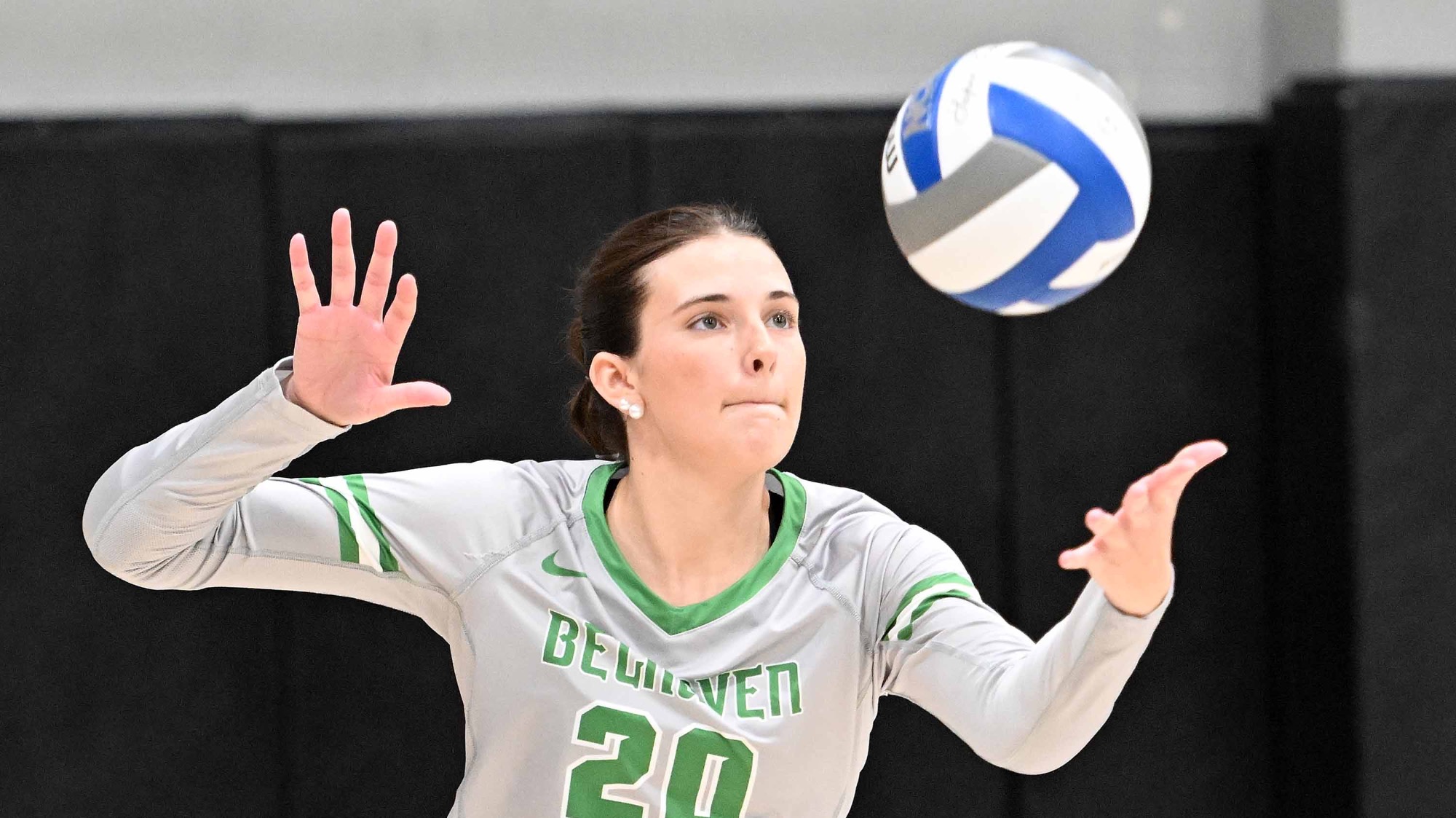 The Belhaven Blazers volleyball team hosted the Principia College Panthers at Rugg Arena on the BU campus in Jackson, Miss., on Saturday, September 12, 2026.