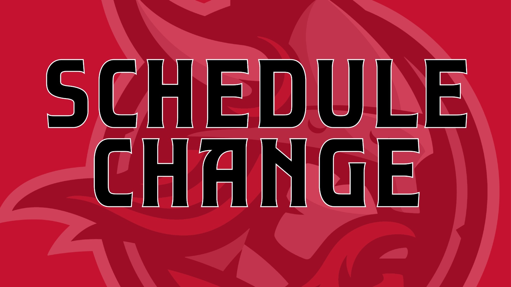 Schedule Change
