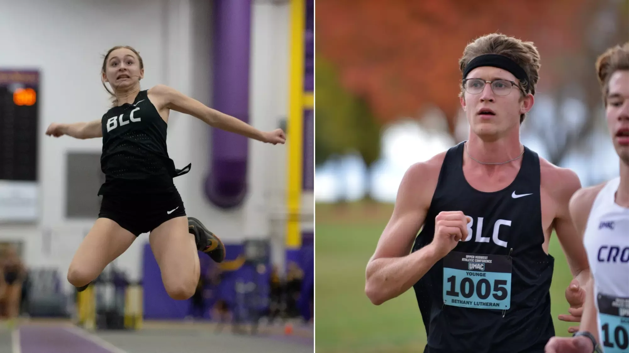 Samantha Kedesch on the left and James Younge on the right. 