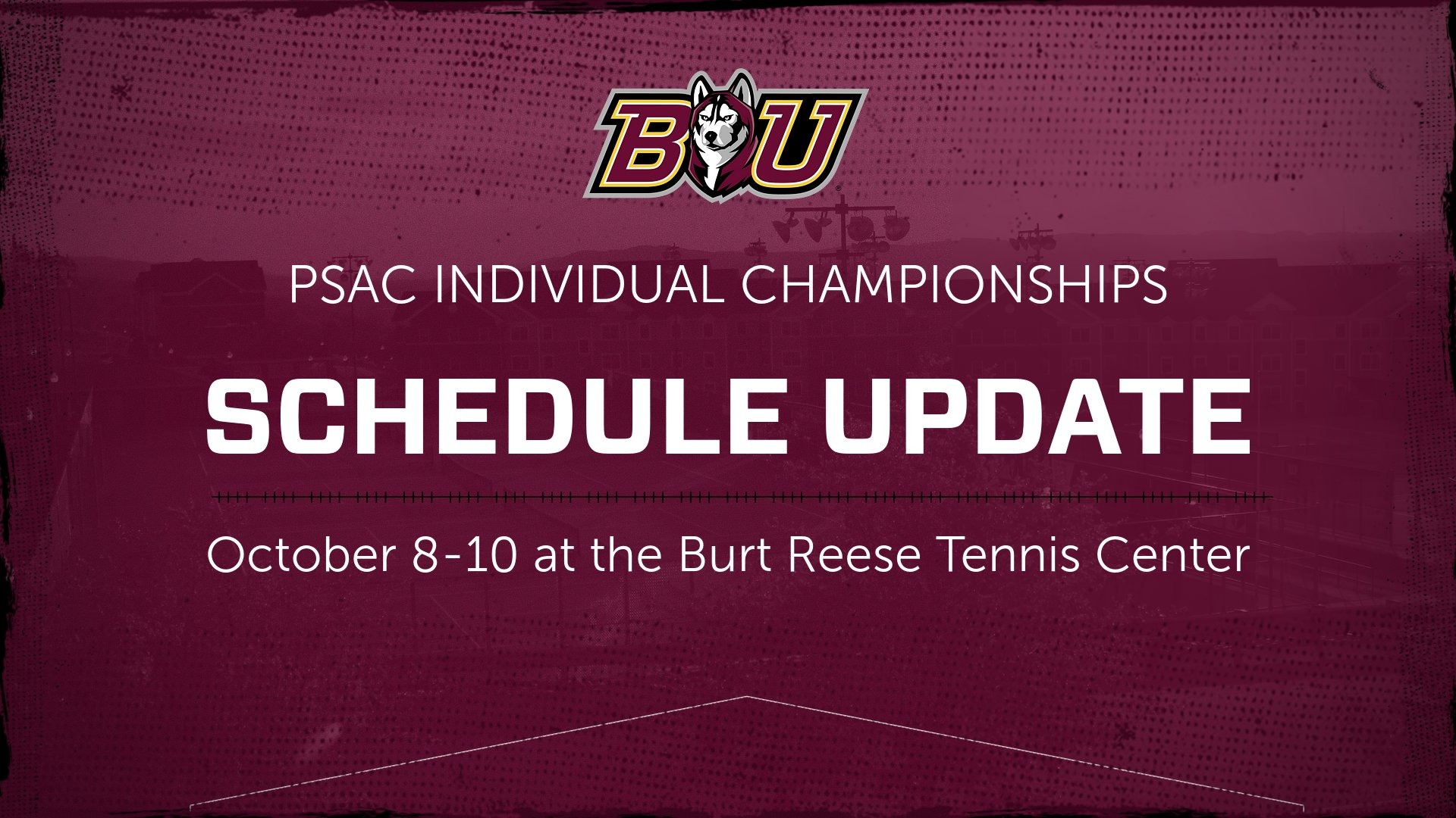 PSAC Individual Tennis Championships Rescheduled For Sunday Start