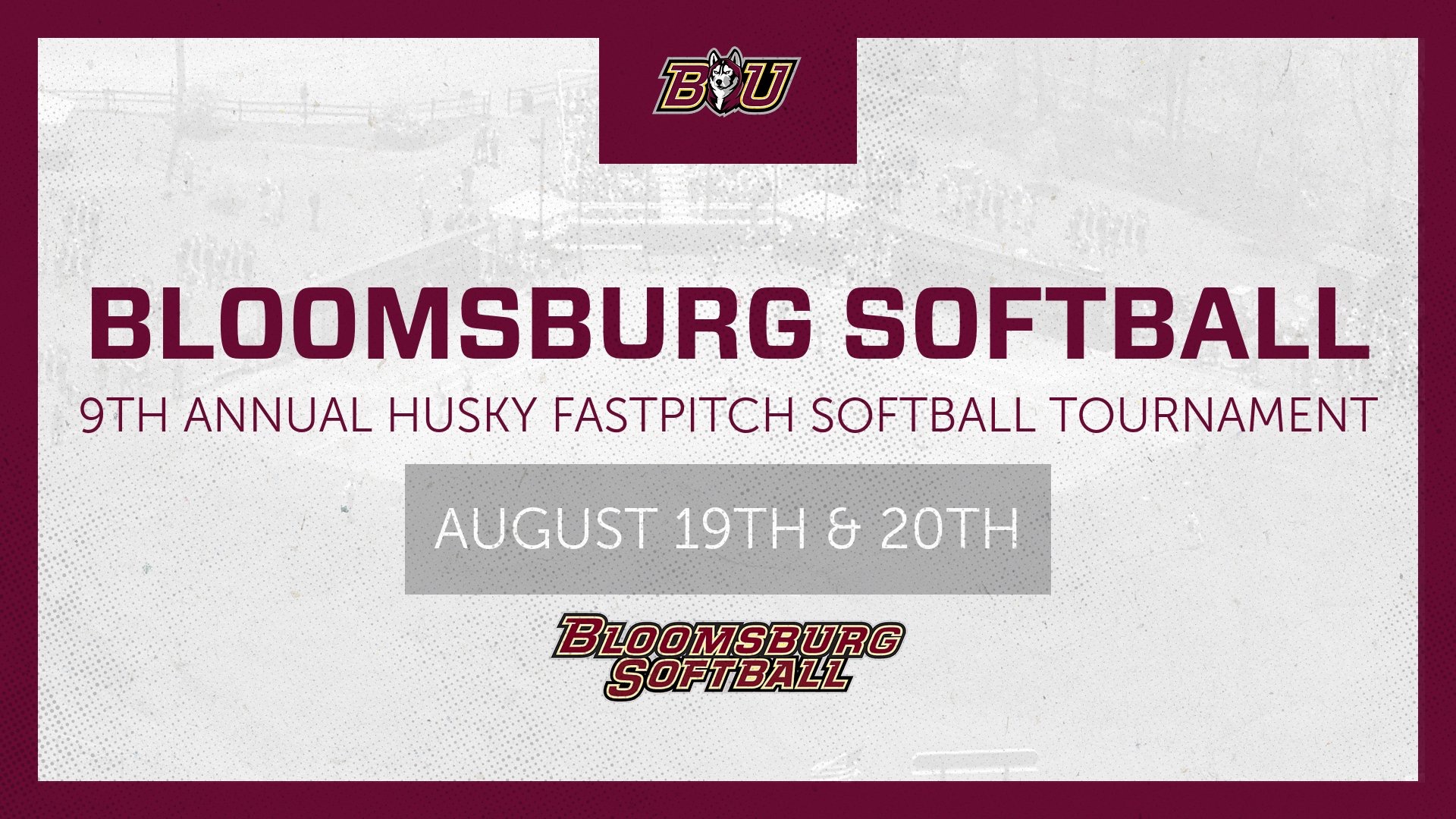 Softball To Hold 9th Annual Husky Fastpitch Softball Tournament in