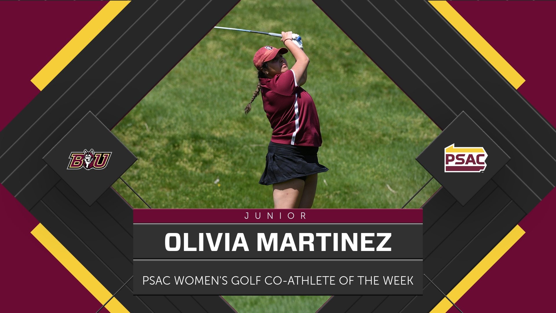 Olivia Martinez Named PSAC Women's Golf CoAthlete of the Week
