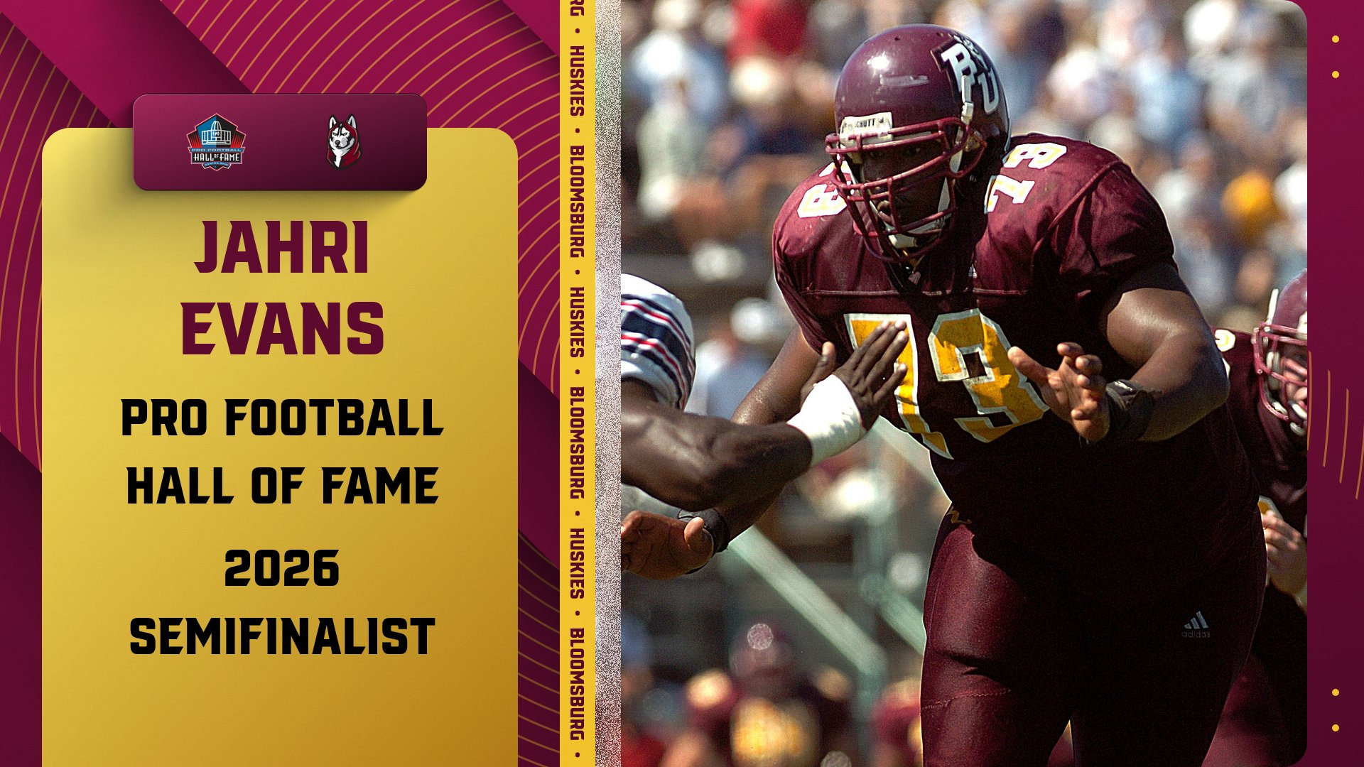 Jahri Evans 2026 Semifinalist Announcement