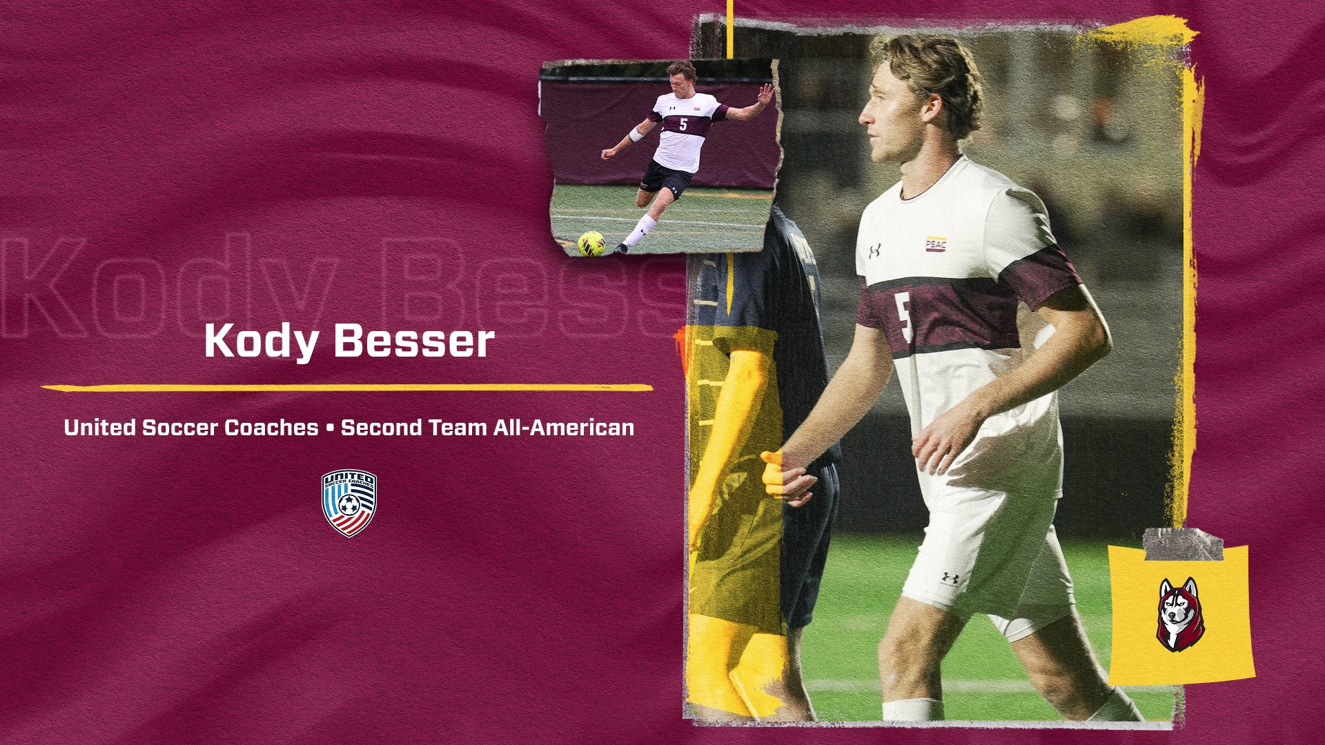 Kody Besser 2025 All American United Soccer Coaches 