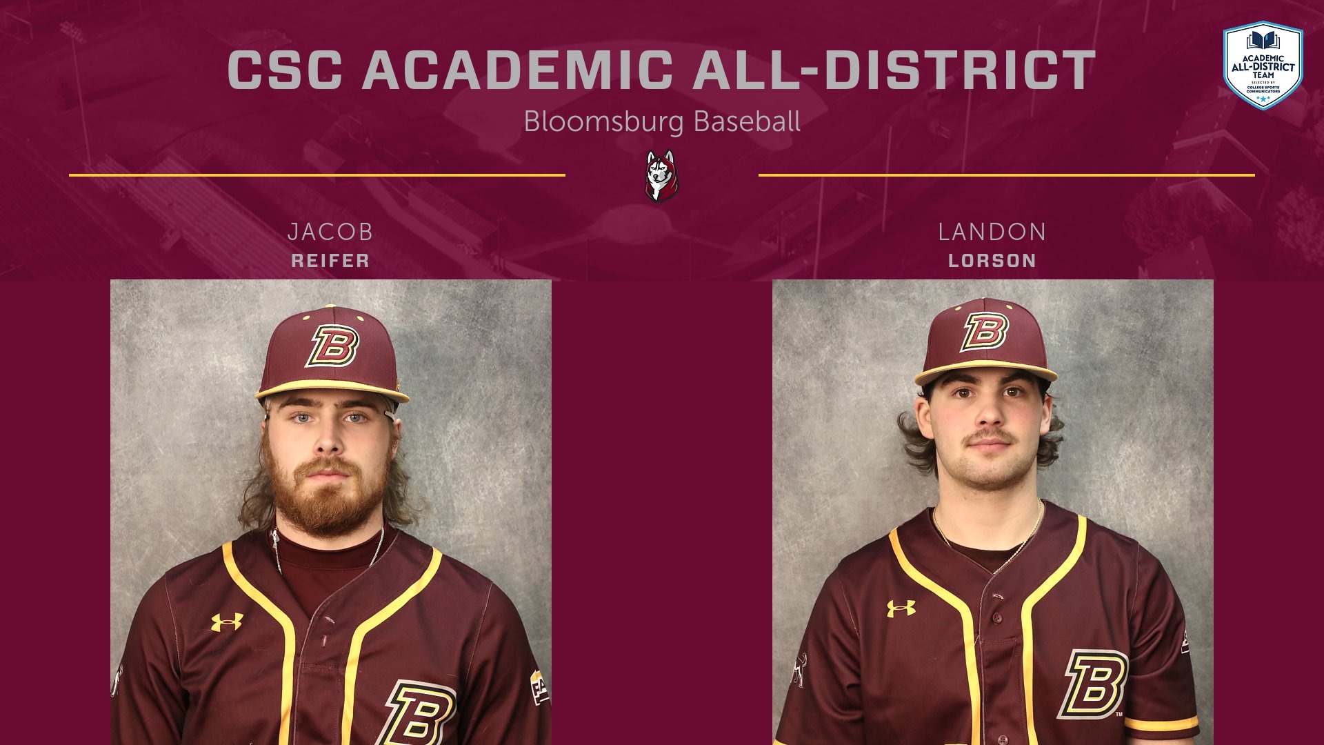 CSC academic all distrcit Baseball