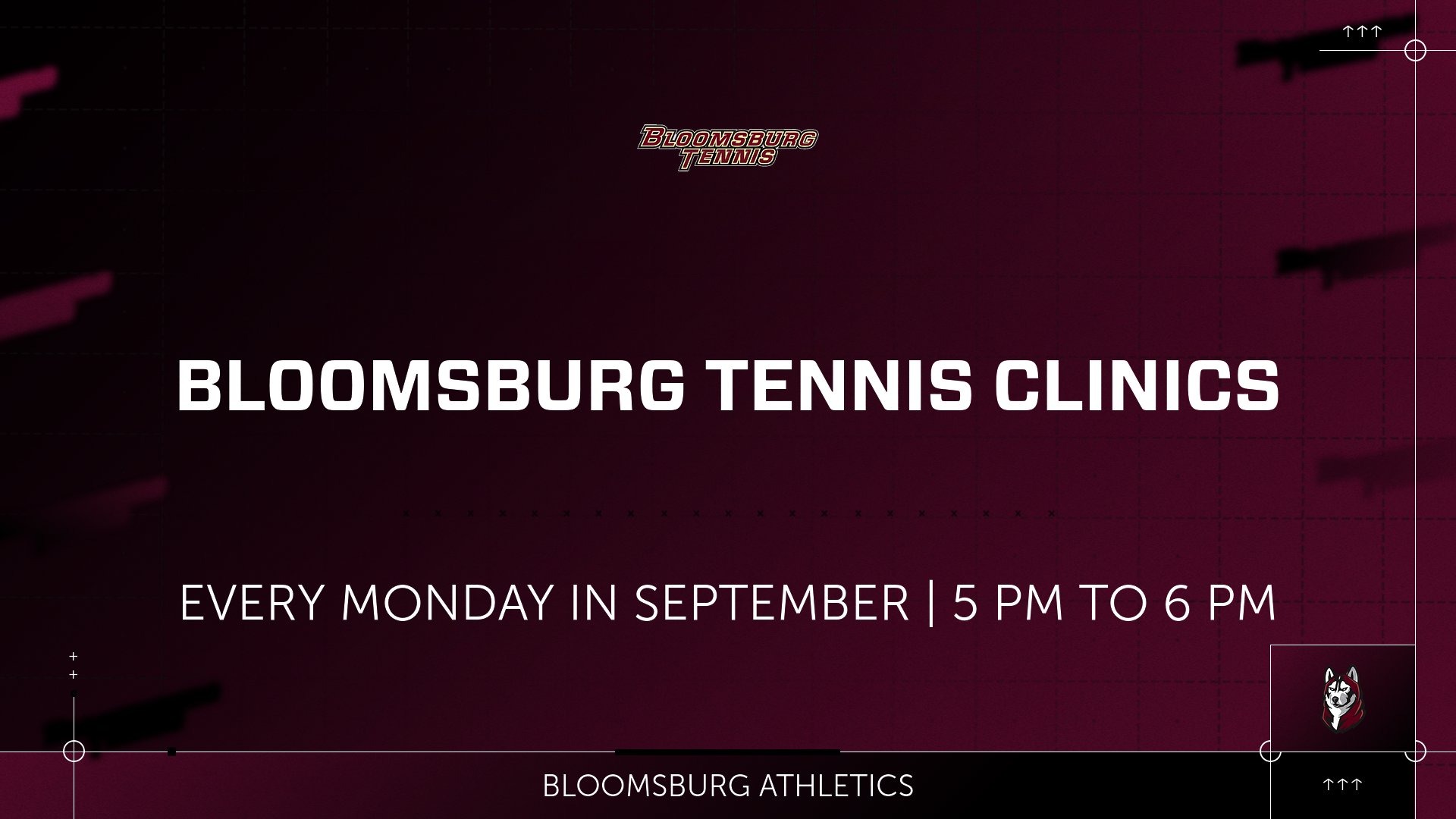 September Tennis Clinics