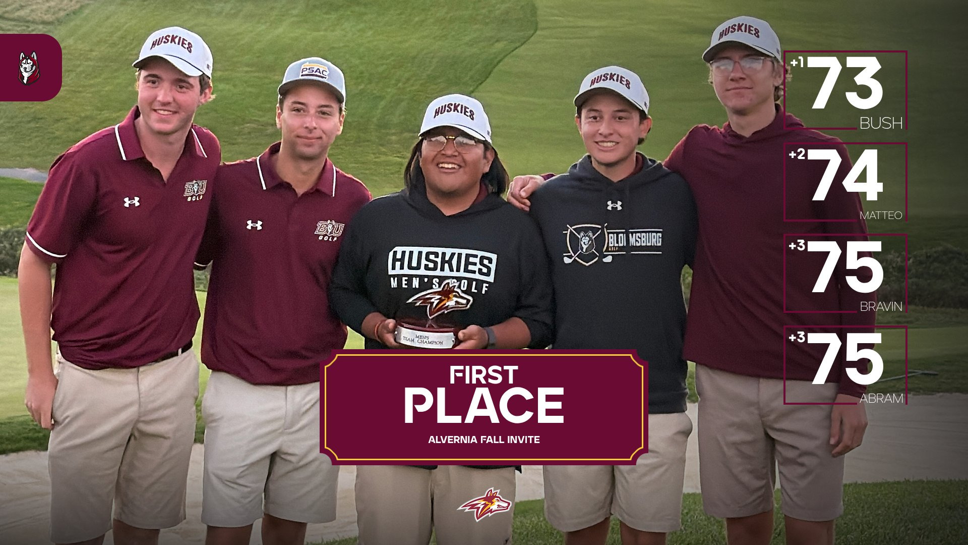 Men's Golf - First Place at Alvernia 2026