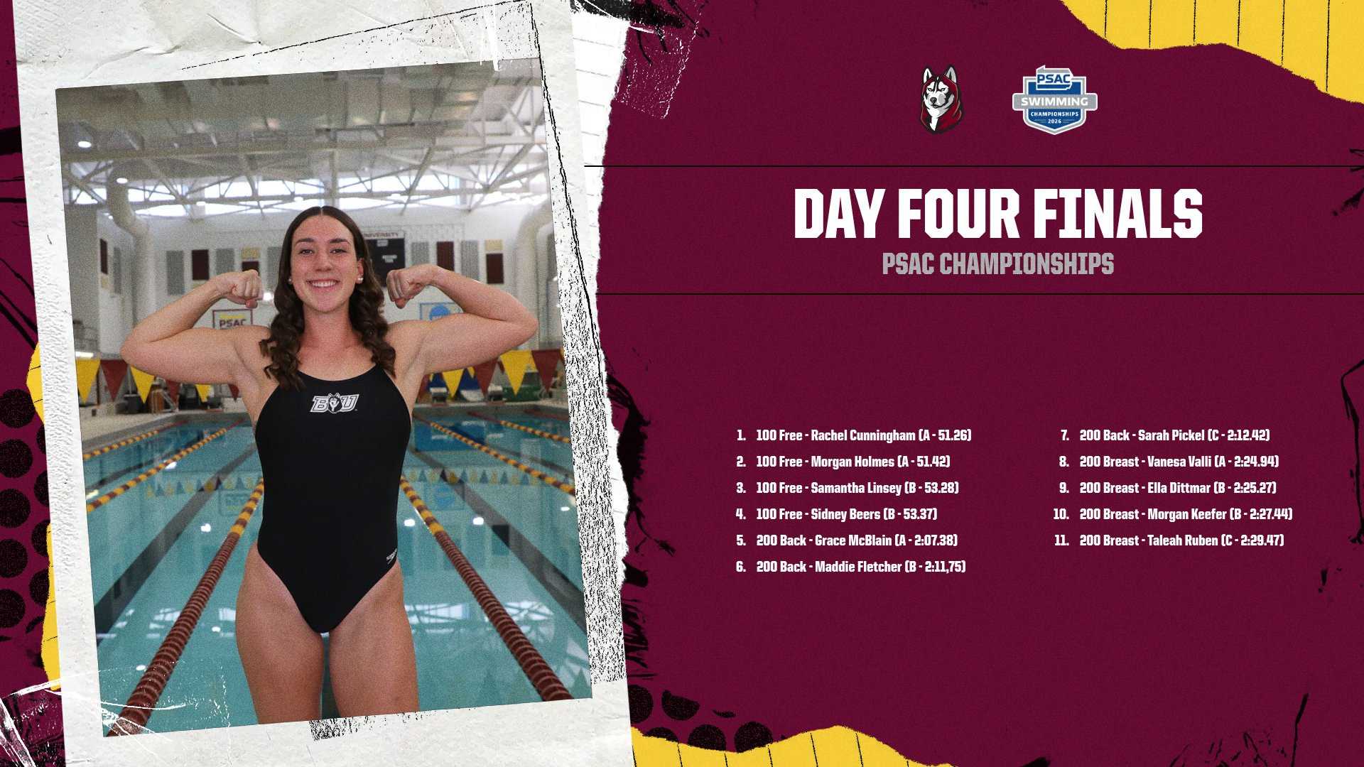 Day Four Finals PSAC WSWIM
