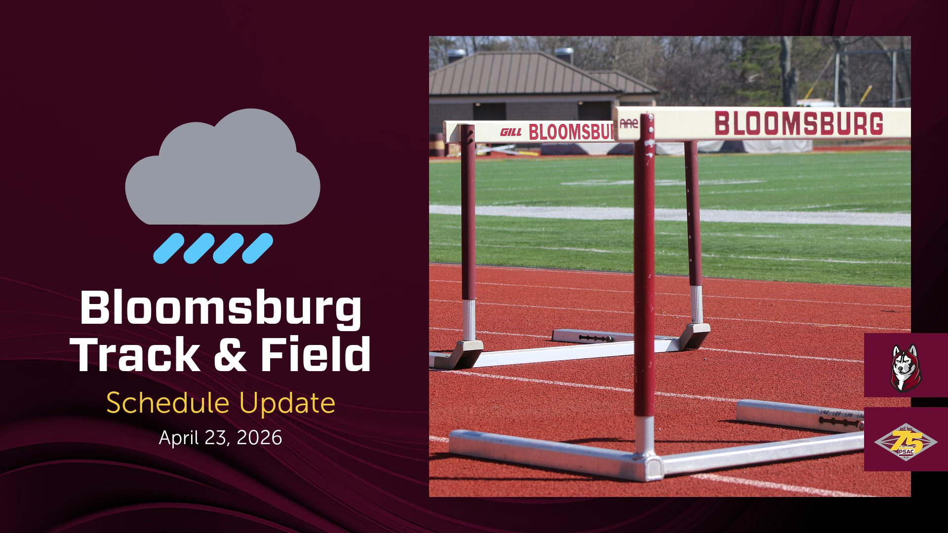 Weather Update - maroon and Gold Meet