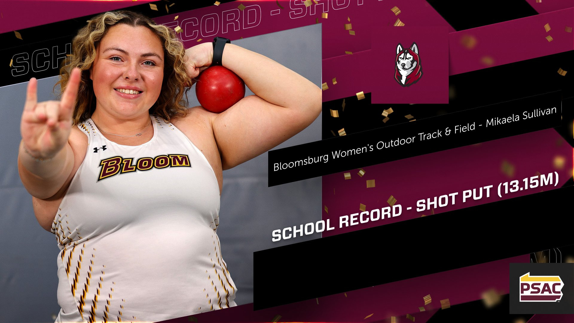 Mikaela Sullivan Shot Put 2026