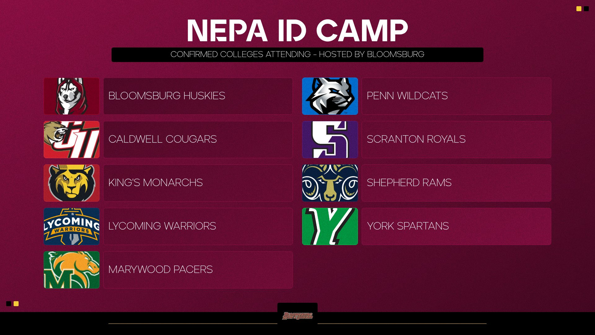 NEPA ID Camp - Bloomsburg 2026