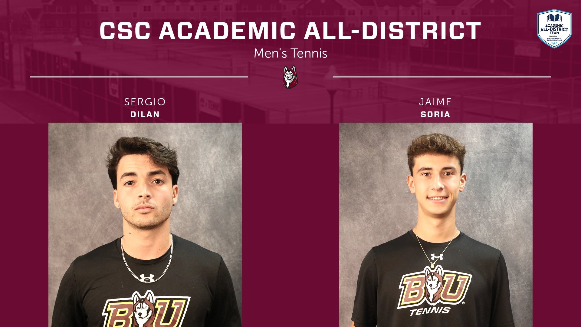 CSC Academic All-District MTEN