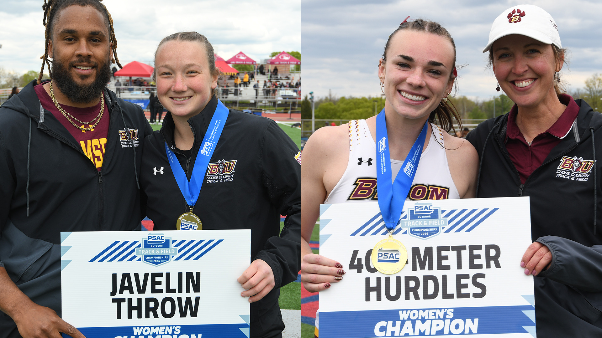 Abby Parise and Kelly Leszcynski won PSAC Titles