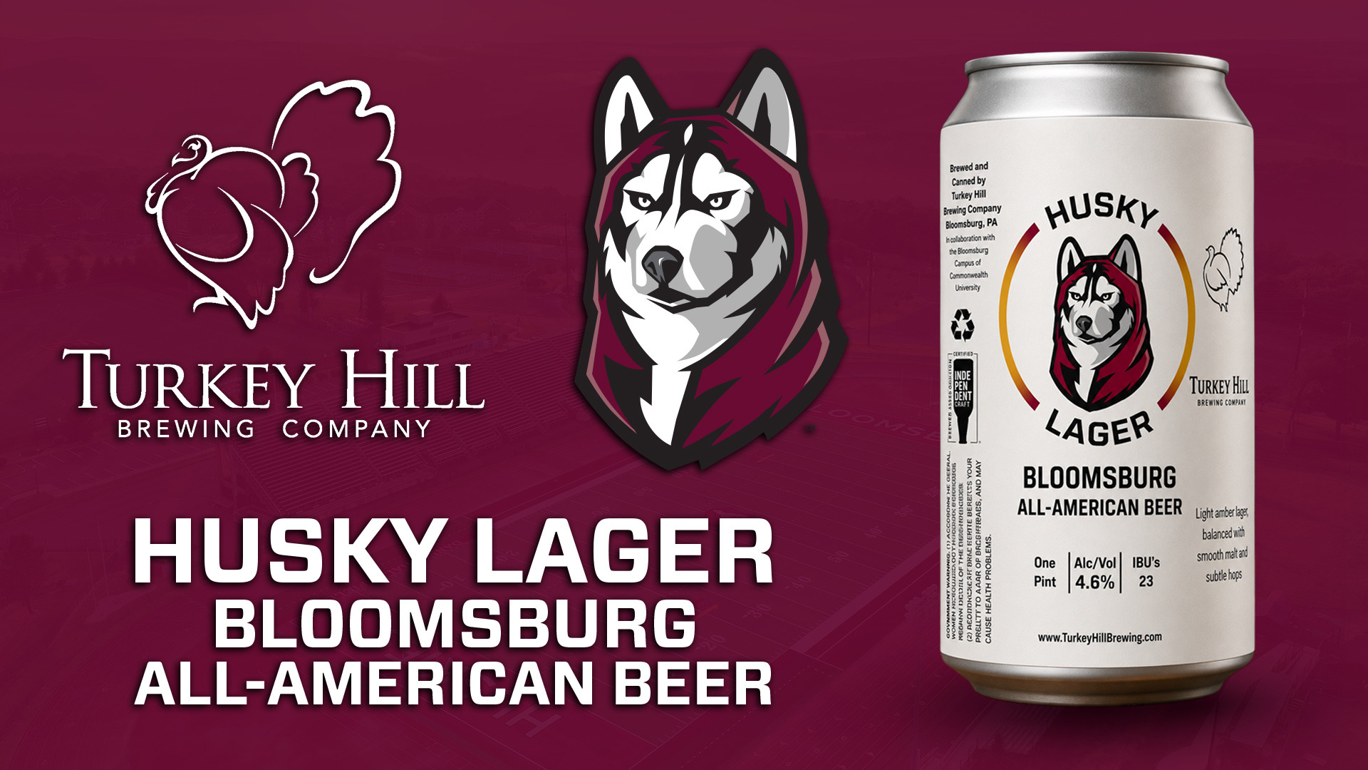 Husky Lager,  Bloomsburg All-American Beer