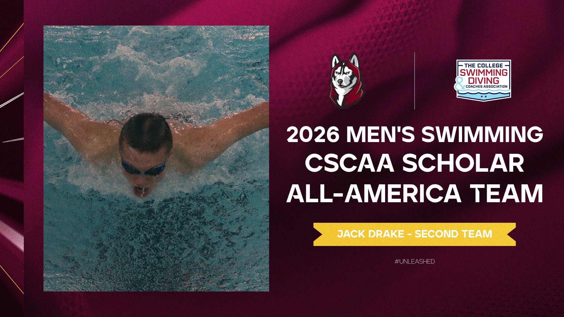 2026 Spring Men's Swimming CSCAA Scholar All-America 