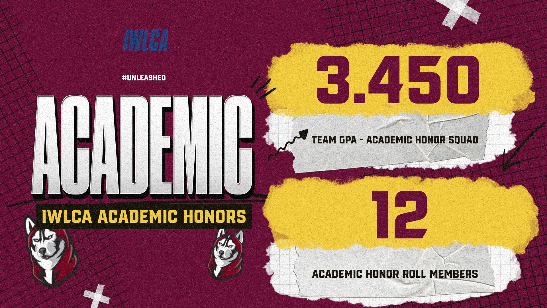 2025-26 IWLCA Academic Honor Squad