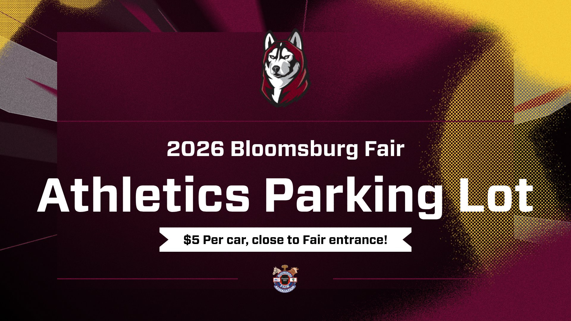 Bloomsburg Fair Athletics Parking Lot