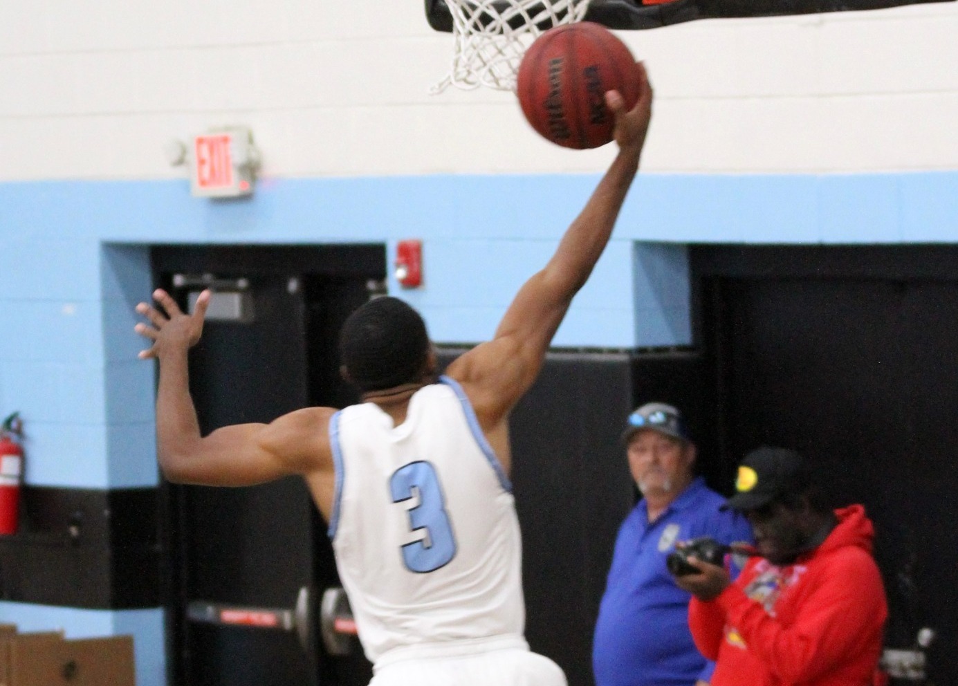 The Blue Bears Win Rebound Battle in Loss to Claflin Livingstone