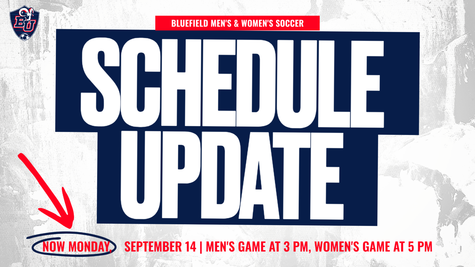 Scheudle Update Soccer 9/12