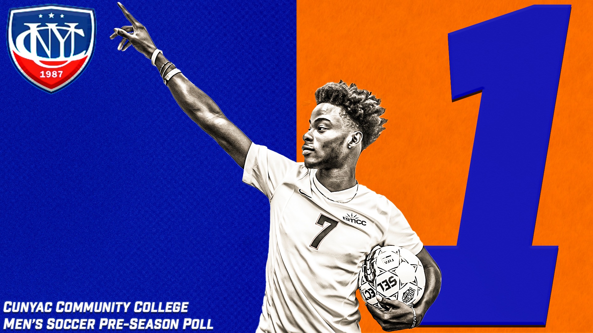 Defending CUNYAC Community College Champion BMCC Men’s Soccer Selected