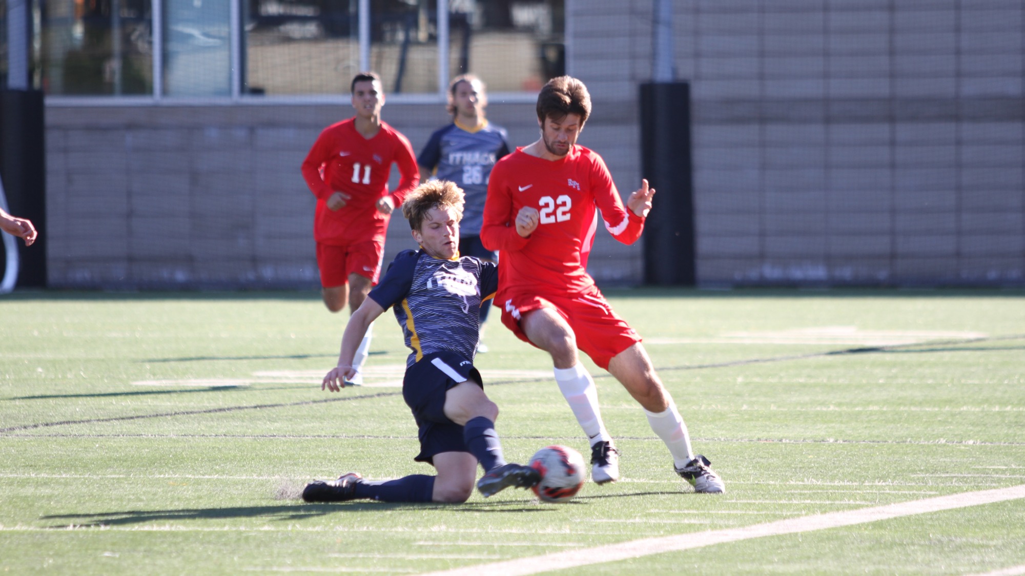 Men’s Soccer Drop a 21 Result to RPI Ithaca College Athletics