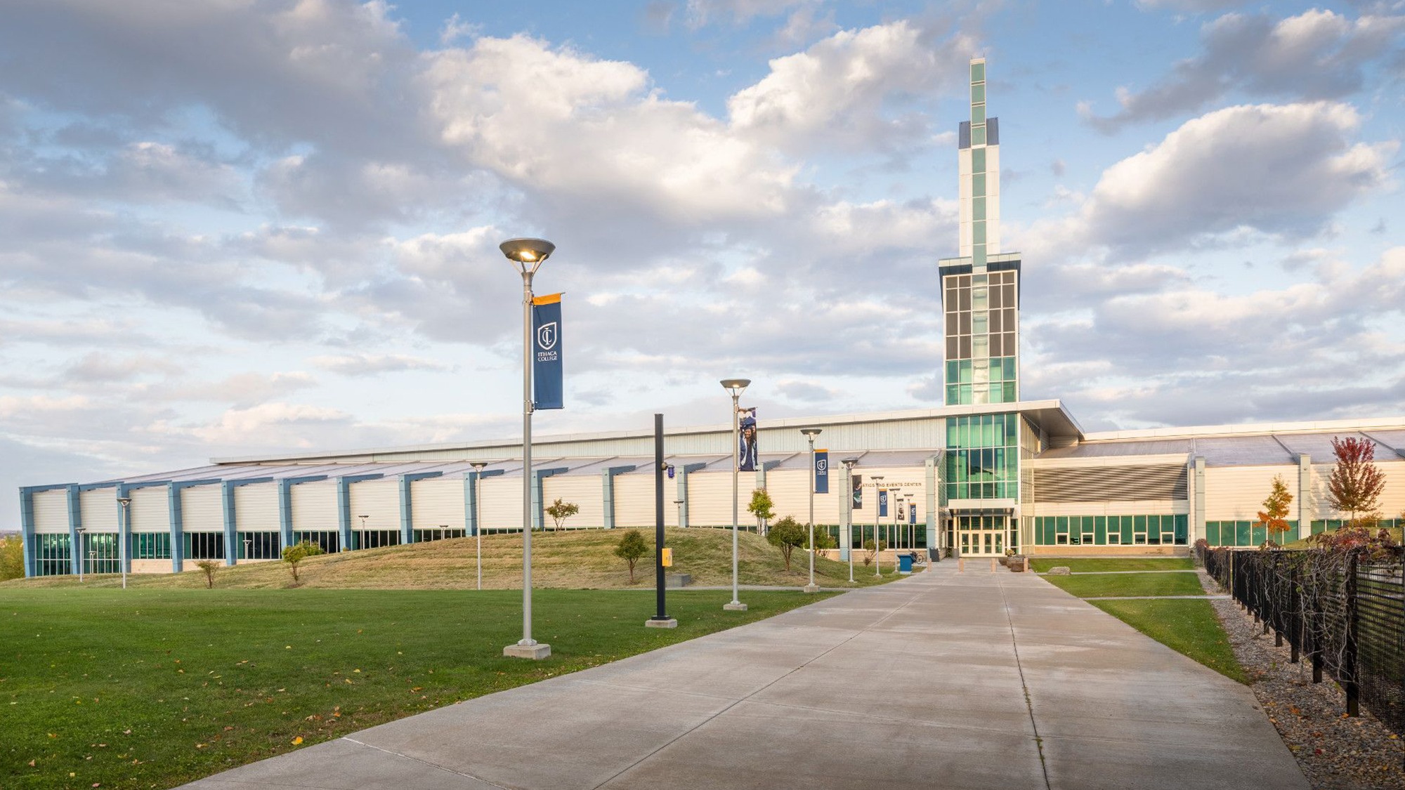 Athletics & Events Center in the Fall