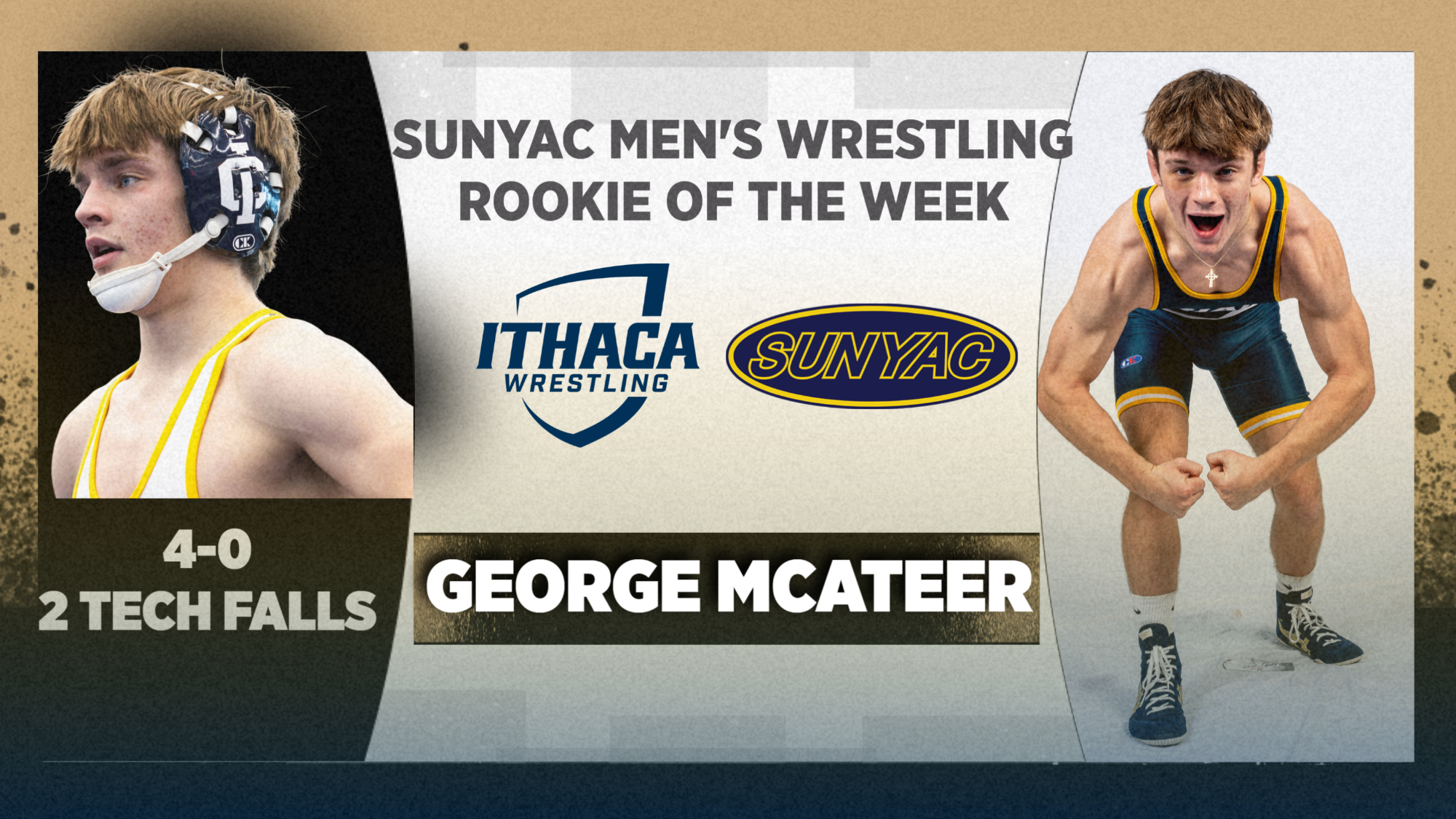 George McAteer SUNYAC Rookie of the Week