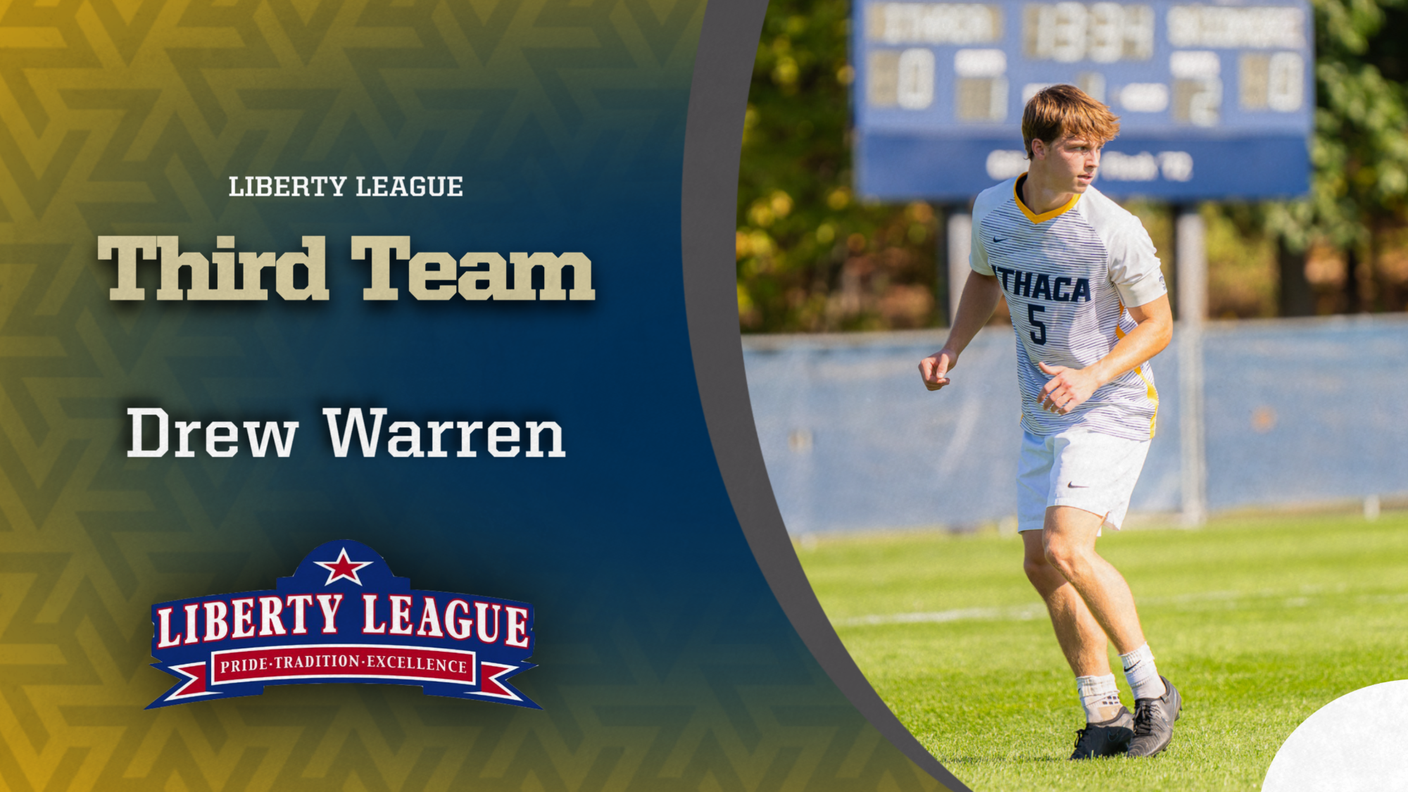 Drew Warren All-Liberty League Third Team