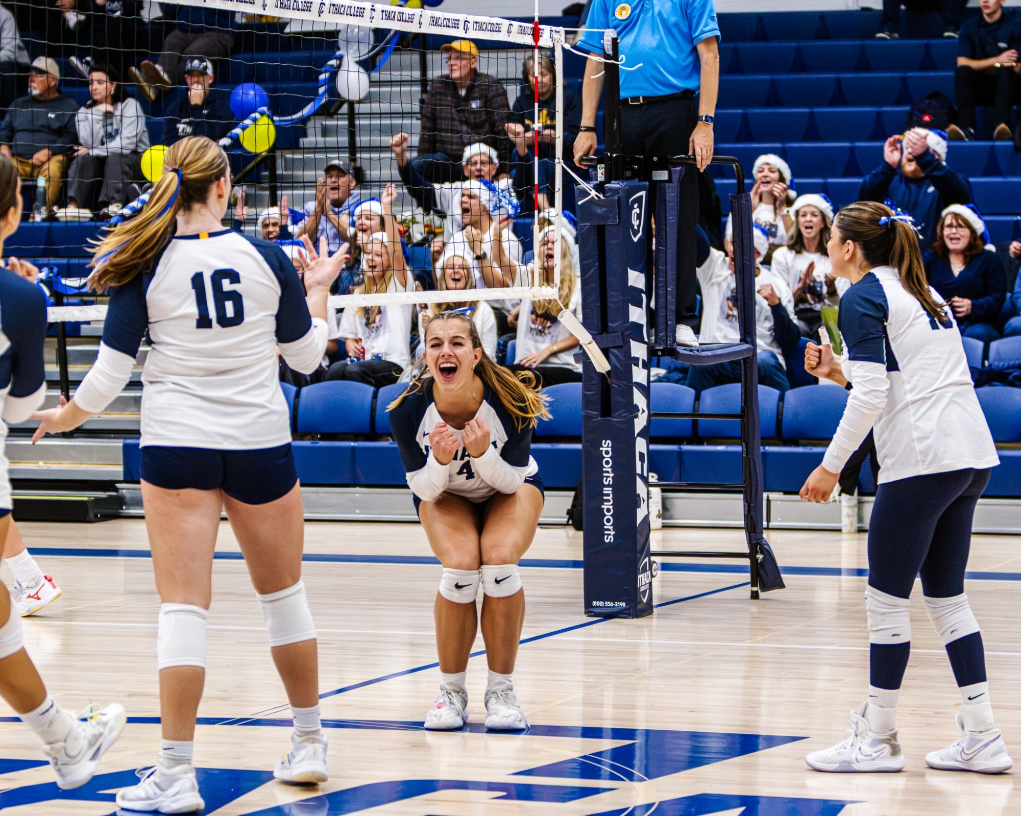 Naomi Clauhs celebrates