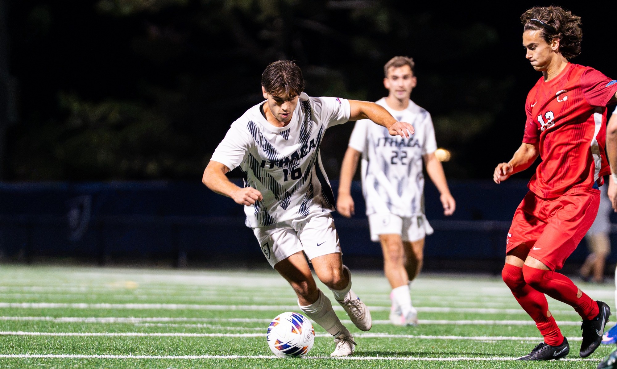 Joshua Bourdoulous carries ball