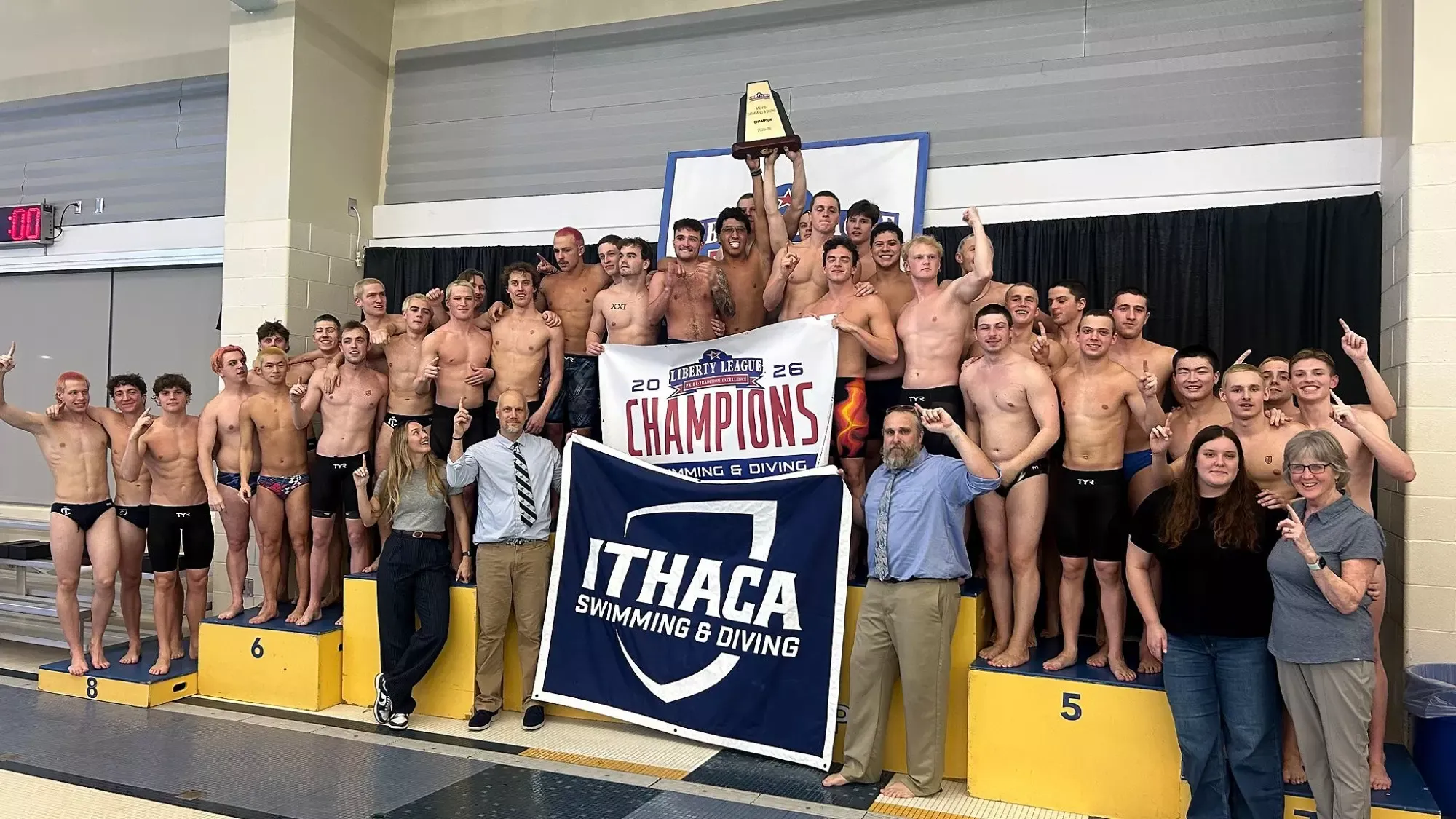 2026 LL Men's Swimming & Diving Champions