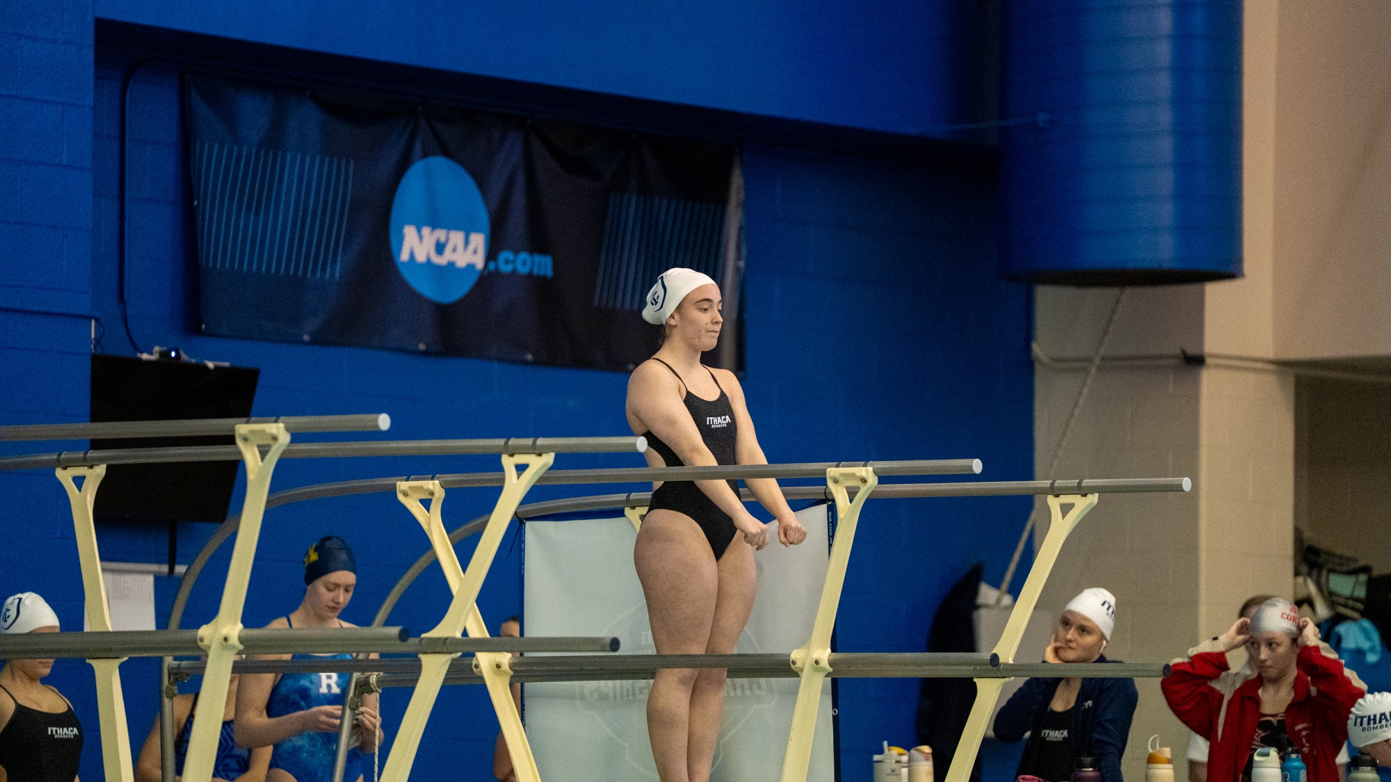The RIT Men and Women’s Diving teams compete in their regionals competition on Friday, Feb. 27, 2026, at the Judson/Hale Aquatics Center. RIT Men and Women’s Diving Regionals. (Natasha Kaiser/RIT Sports Network).