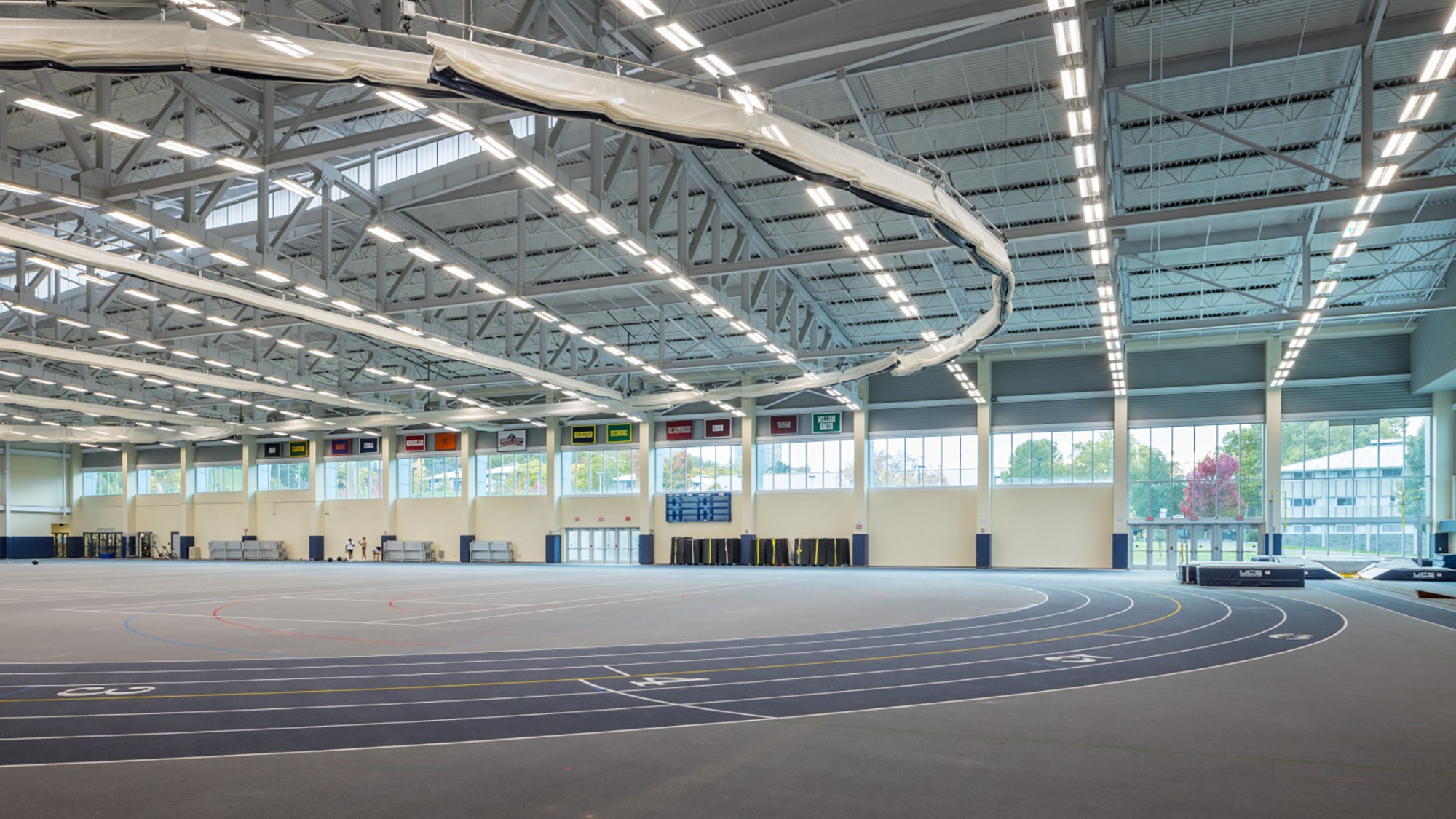 Inside the A&E facilities.