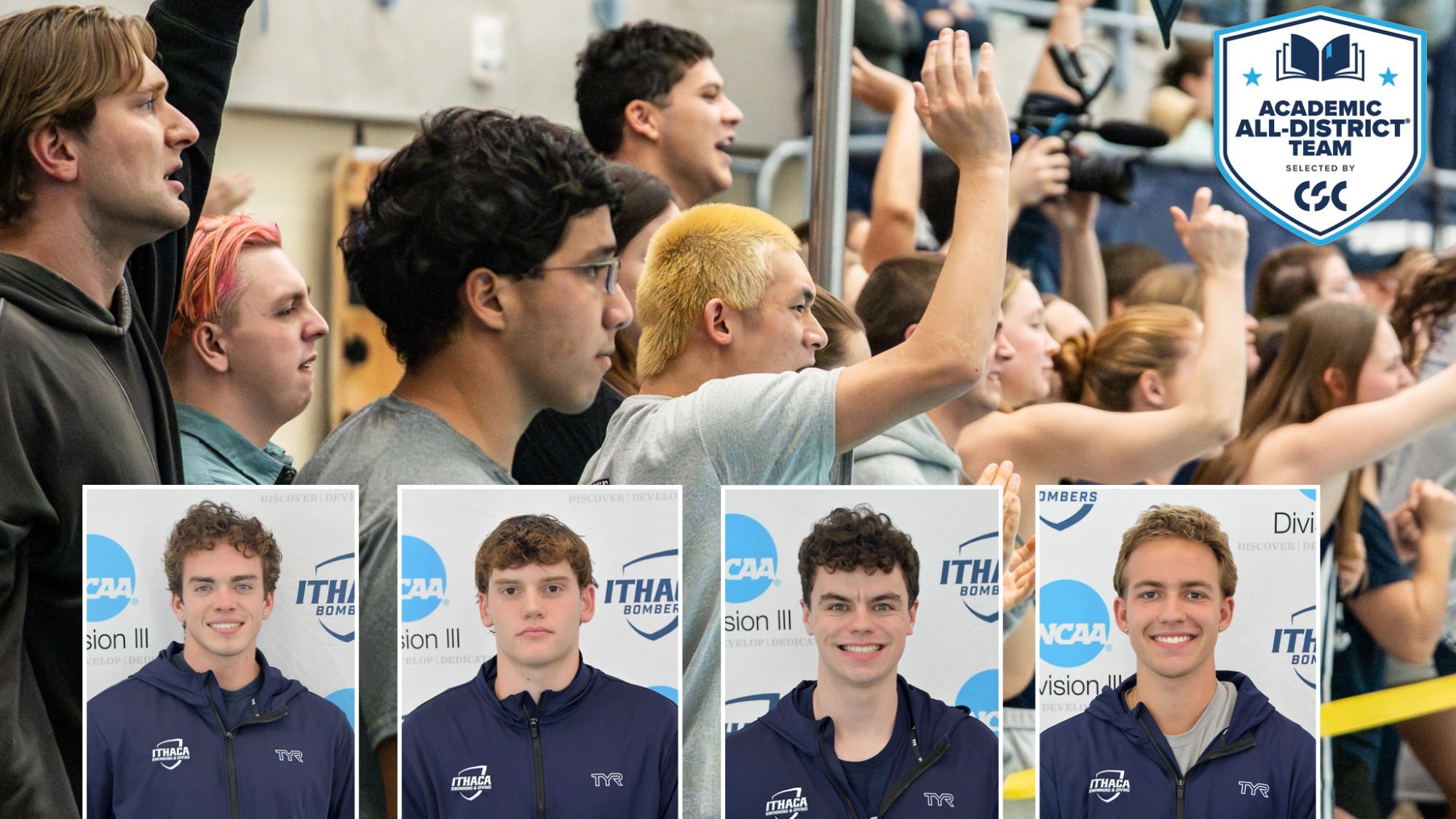 CSC Men's Swimming All-Academic Team