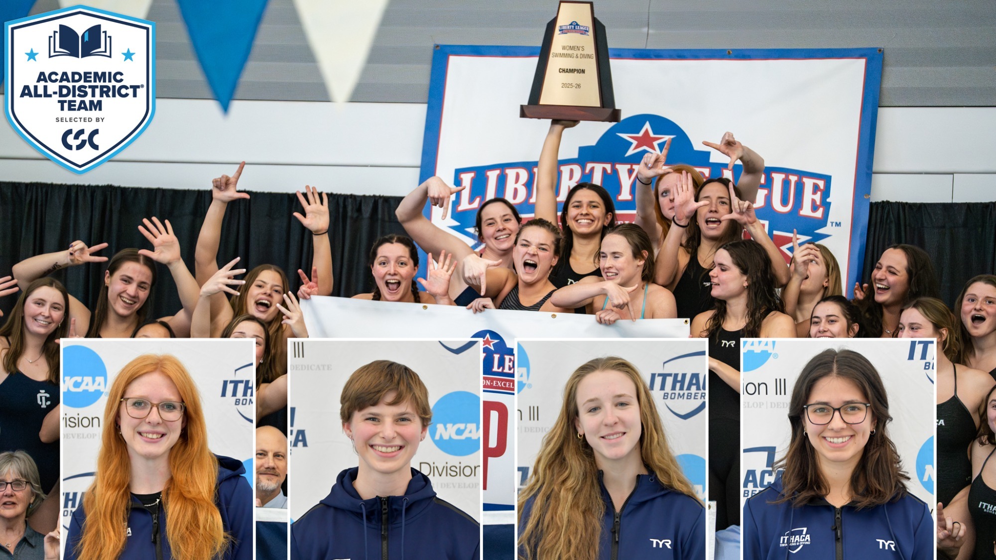 Women's Swimming & Diving CSC All-Academic