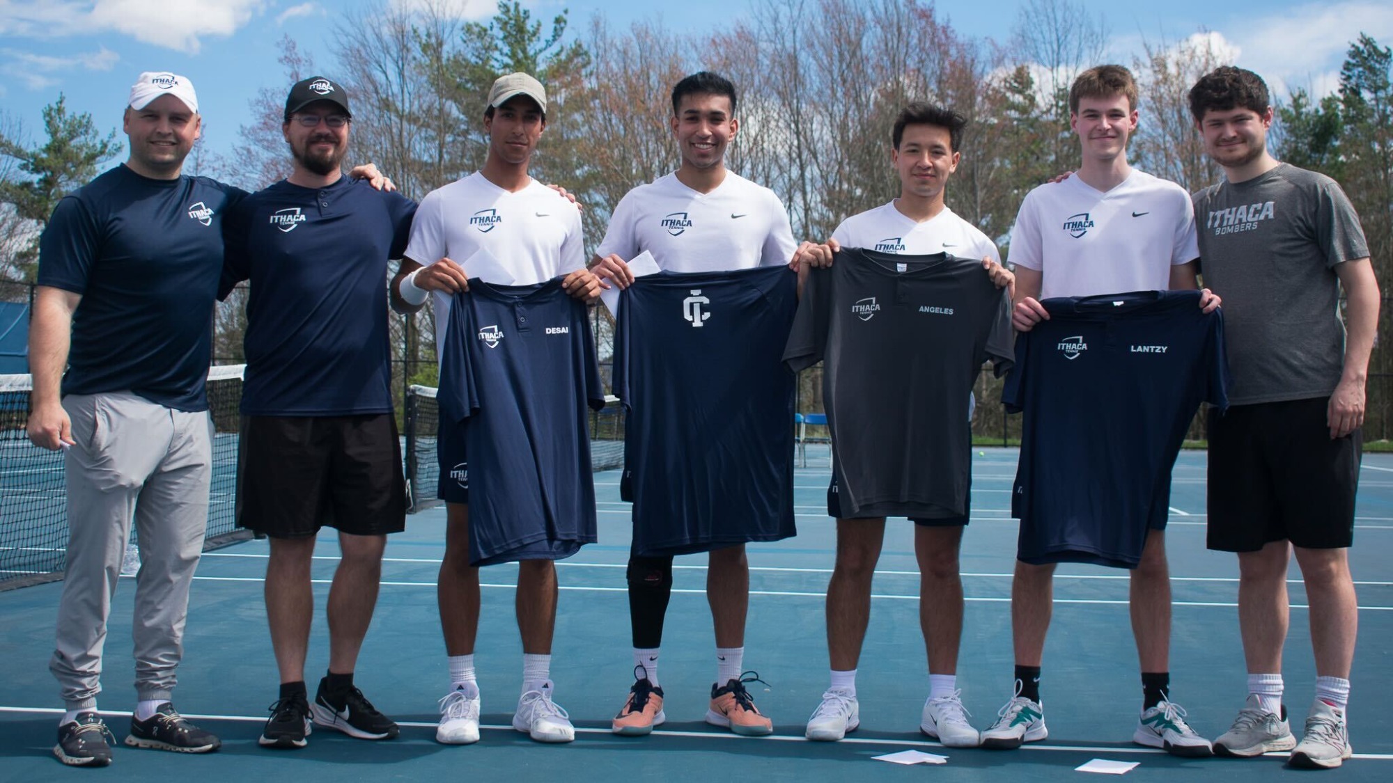 Men's Tennis Senior Day against Bard
