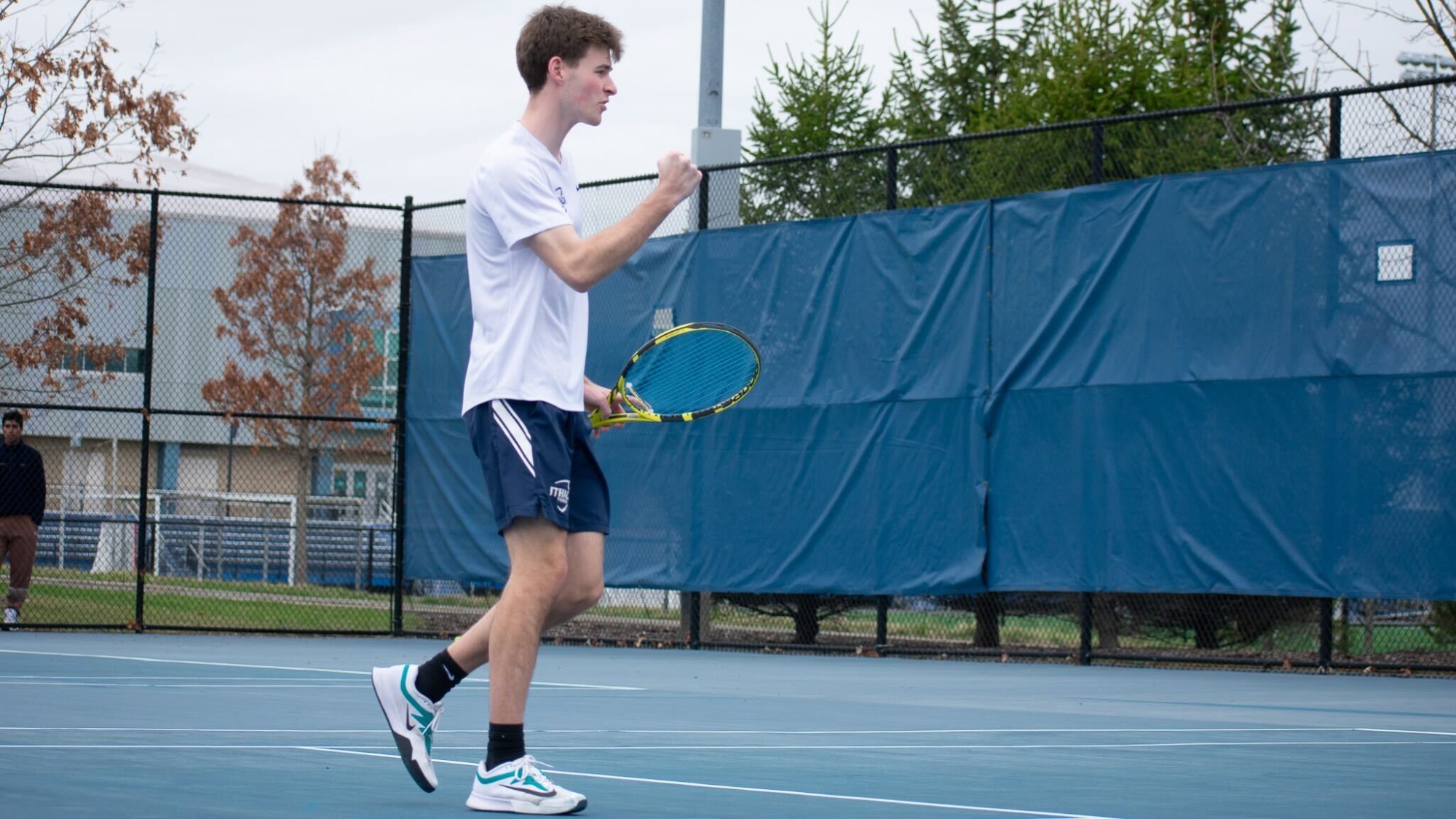 Lantzy and Men's Tennis vs. TCNJ