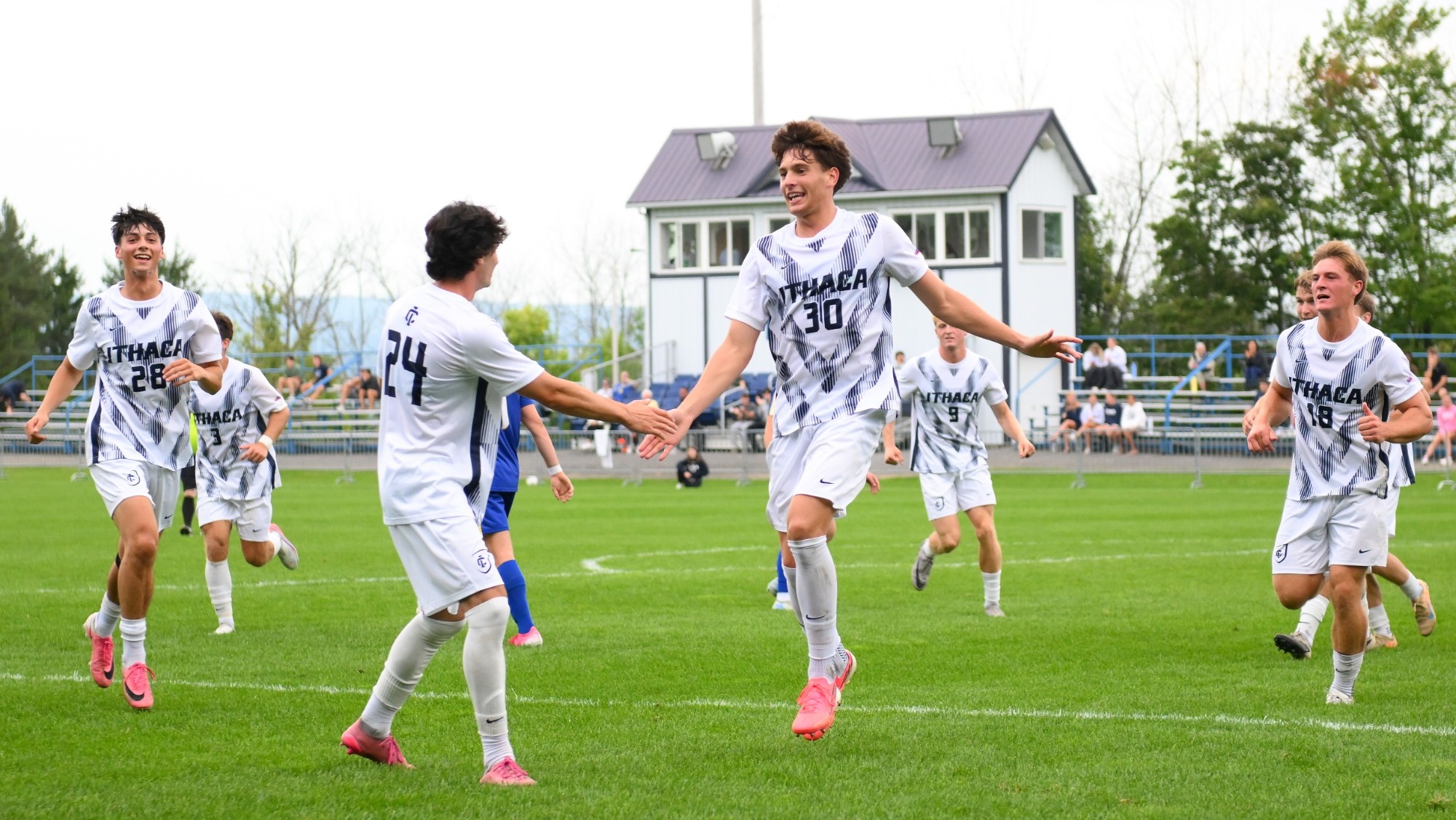 Zimmermann celebrates first collegiate goal