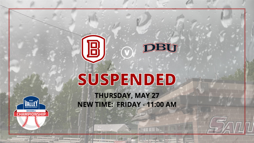 Bradley/DBU Tourney Game Suspended Bradley University Athletics